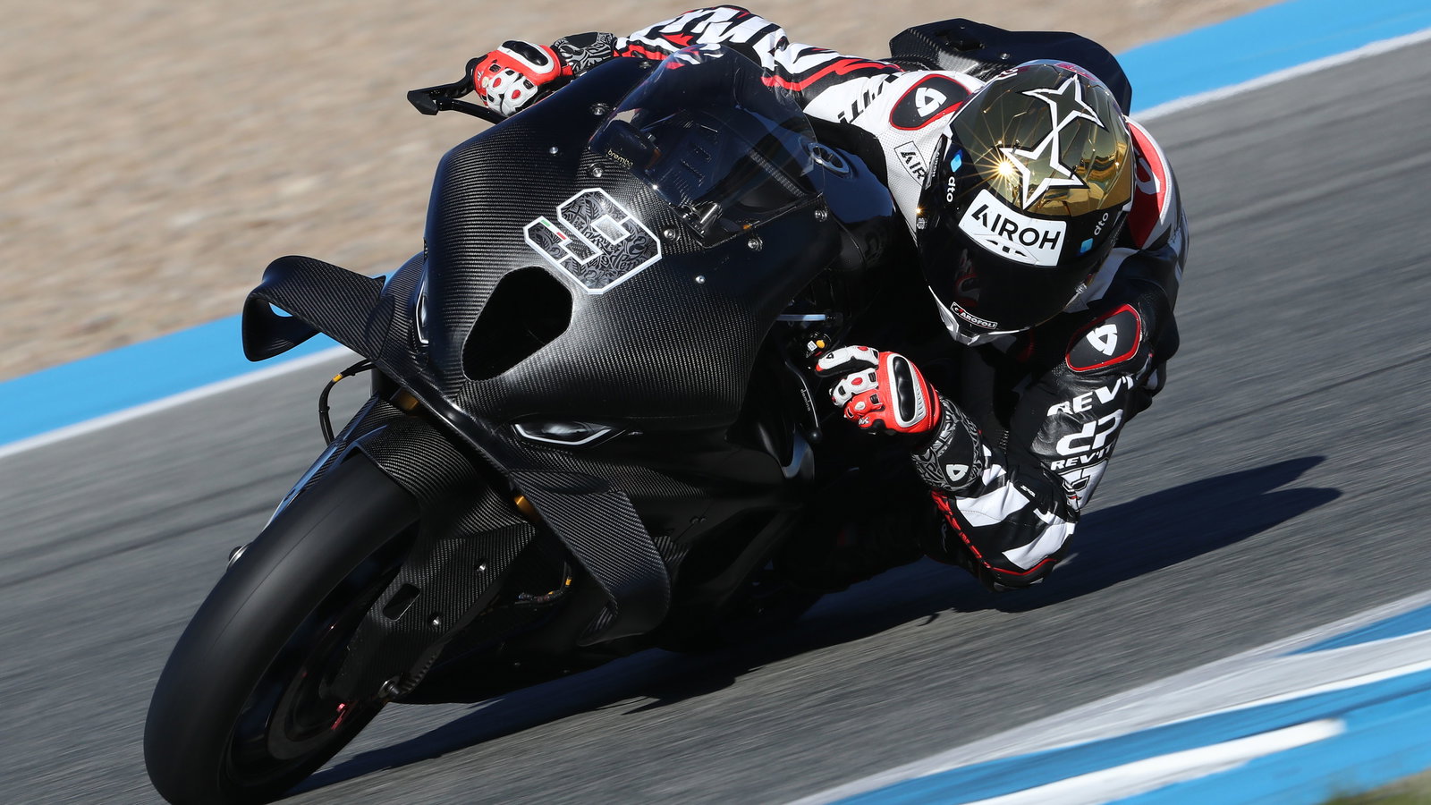 Danilo Petrucci, November 2025 Jerez WorldSBK test. Credit: Gold and Goose.