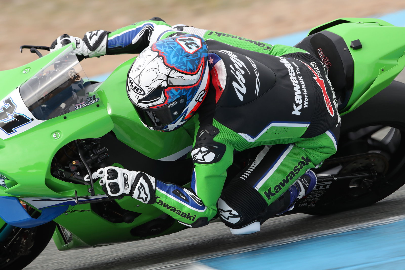 Garrett Gerloff, January 2026 Jerez WorldSBK Test. Credit: Gold and Goose.