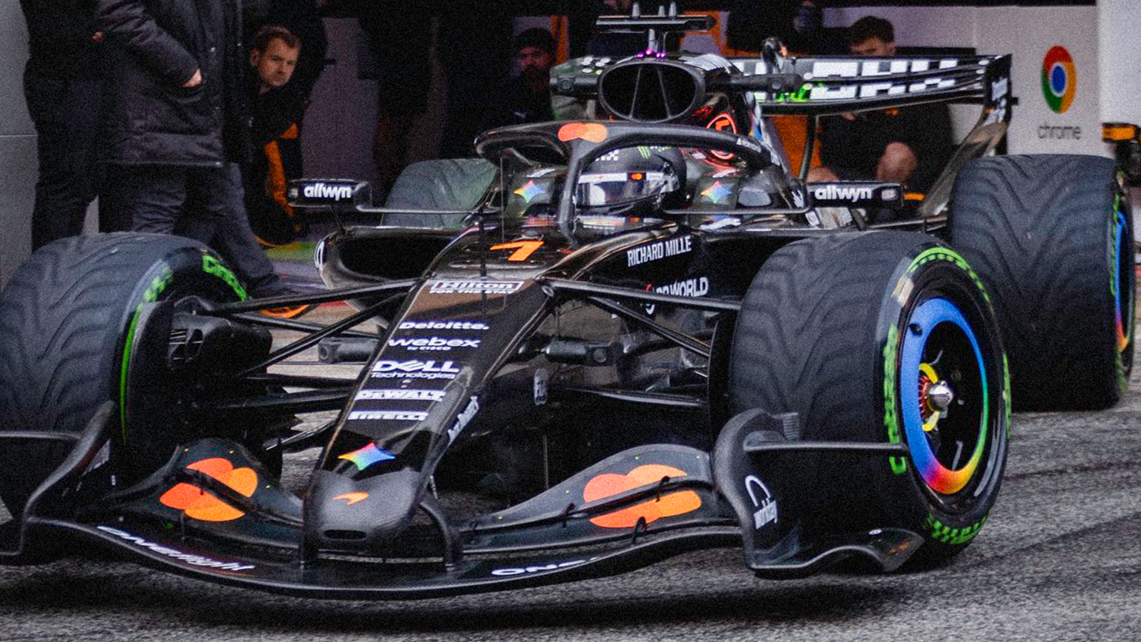 McLaren's MCL40 has finally hit the track