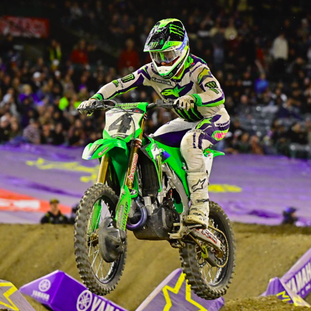 Chase Sexton, 2026 Anaheim 1 AMA Supercross. Credit: Kawasaki.