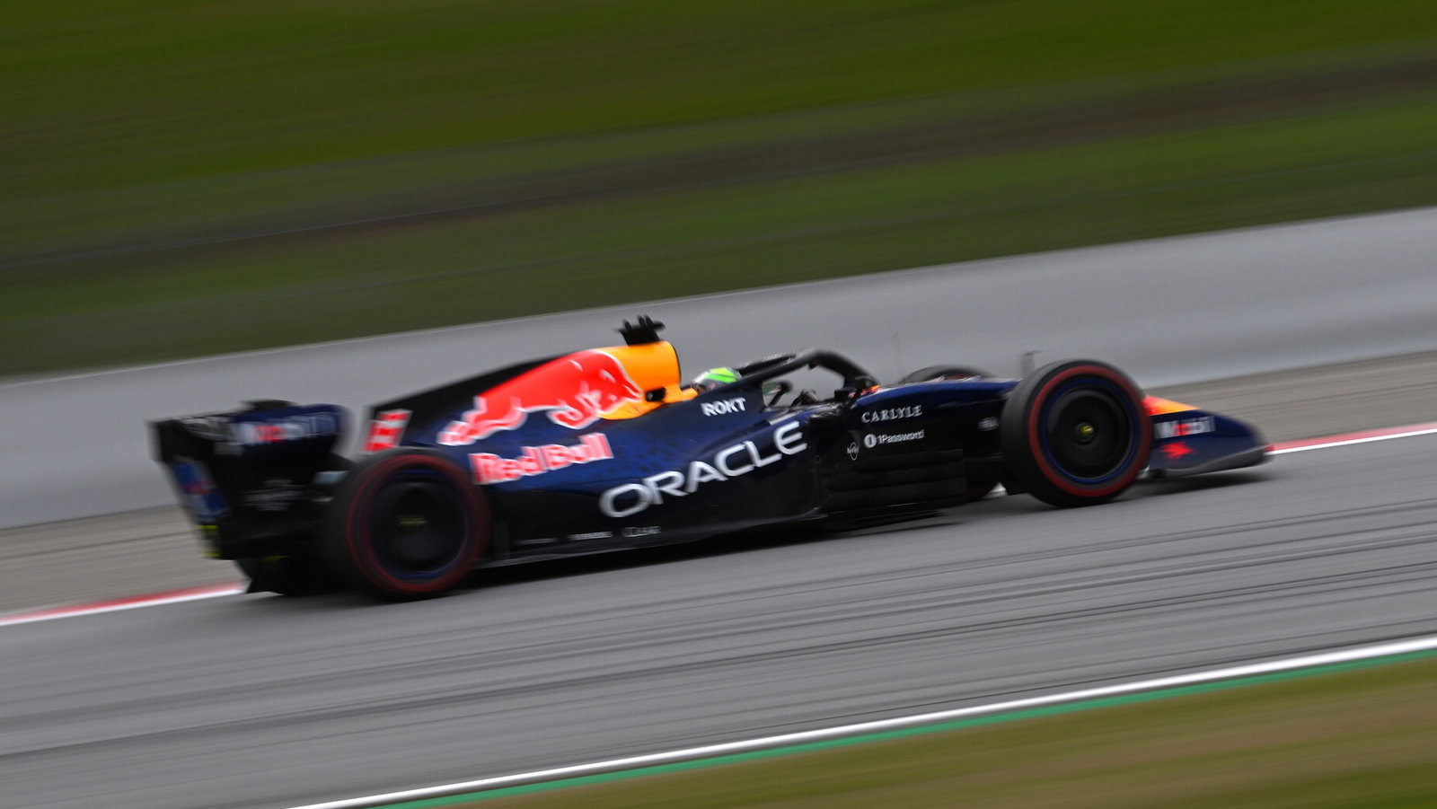 Hadjar crashed on the second day of testing