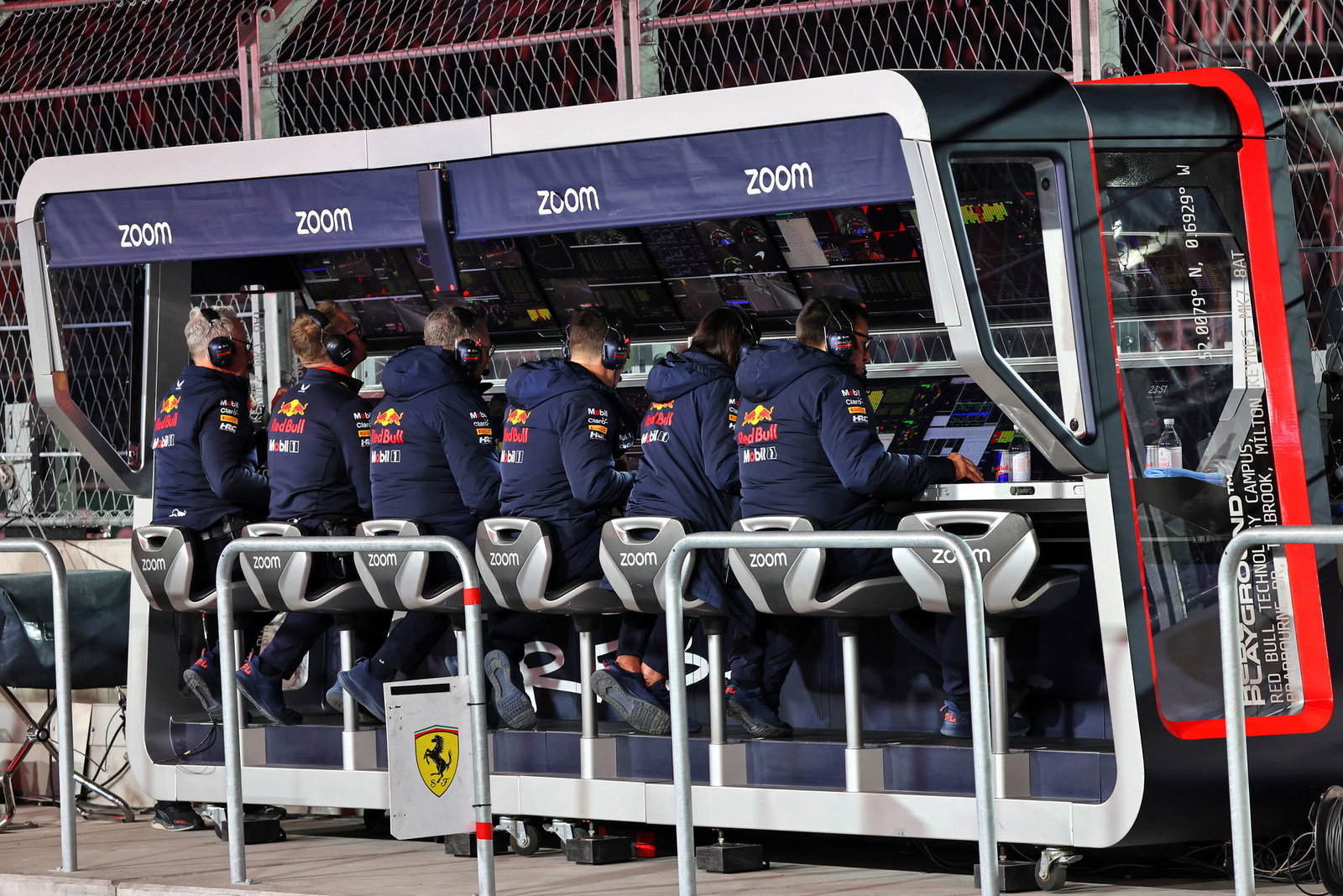 Red Bull F1 pit gantry