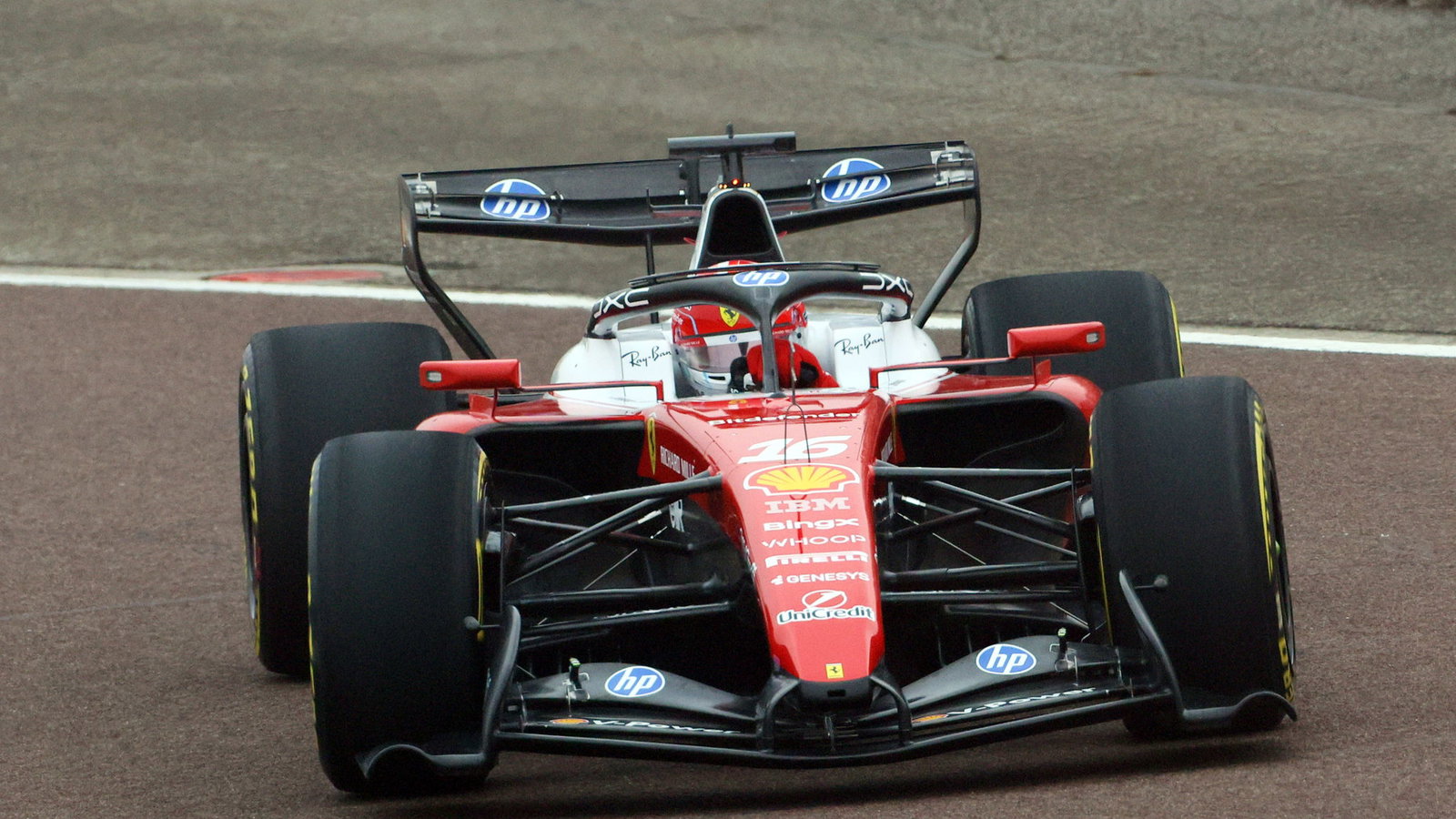 Leclerc trying out the SF-26 on Friday