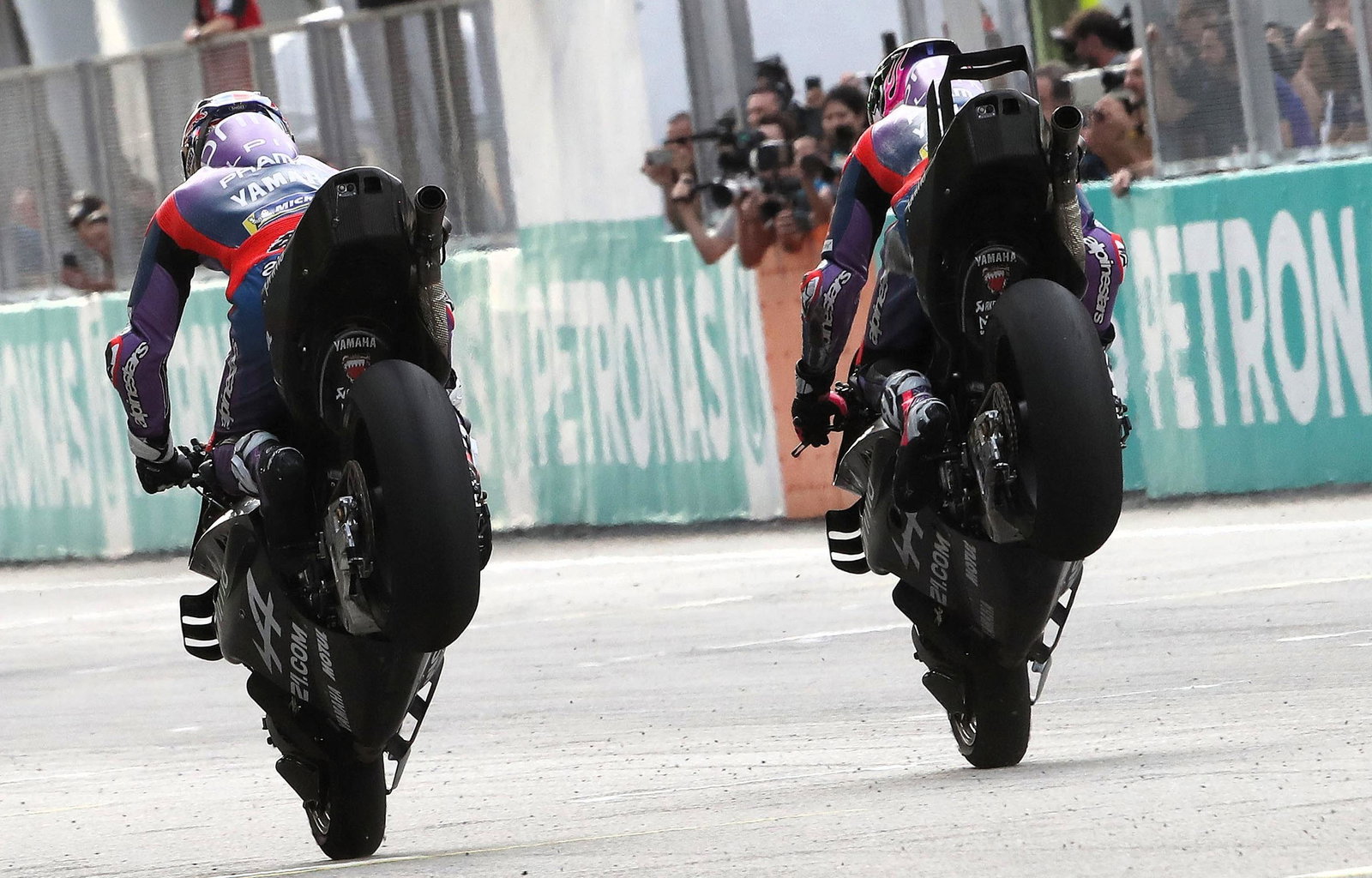 Toprak Razgatlioglu, Jack Miller, Day 1, 2026 Sepang MotoGP Test (Gold&Goose).