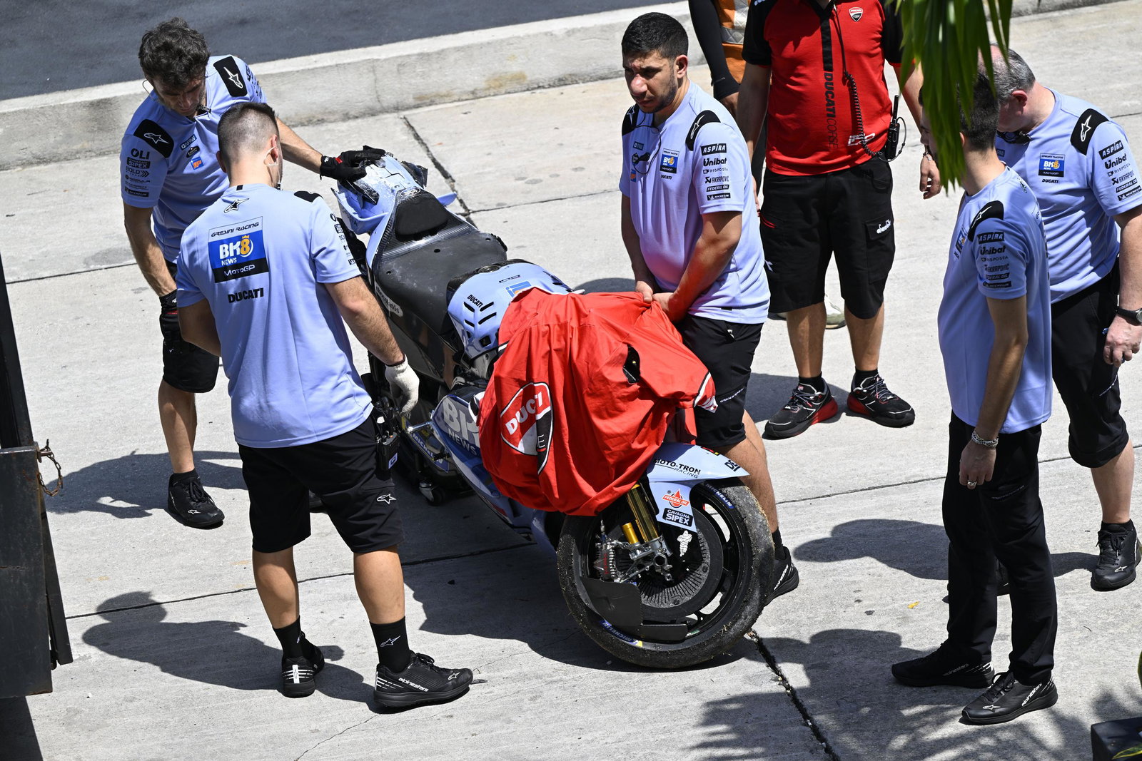 Alex Marquez's Ducati, 2026 Sepang MotoGP Test (Gold&Goose).