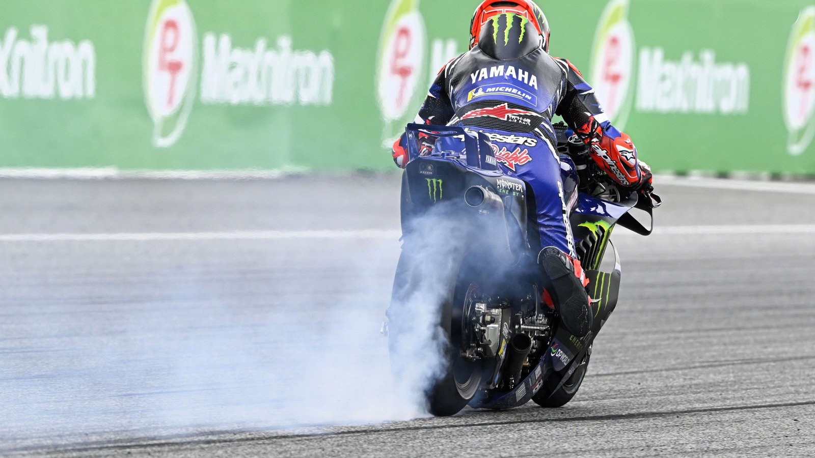 Fabio Quartararo, practice start, 2026 Thai MotoGP