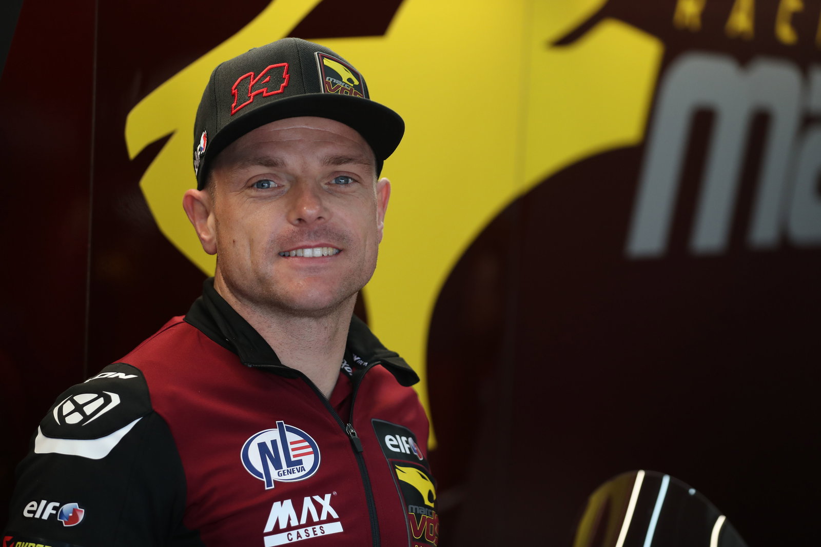 Sam Lowes, January 2026 Jerez WorldSBK Test, pit box. Credit: Gold and Goose.