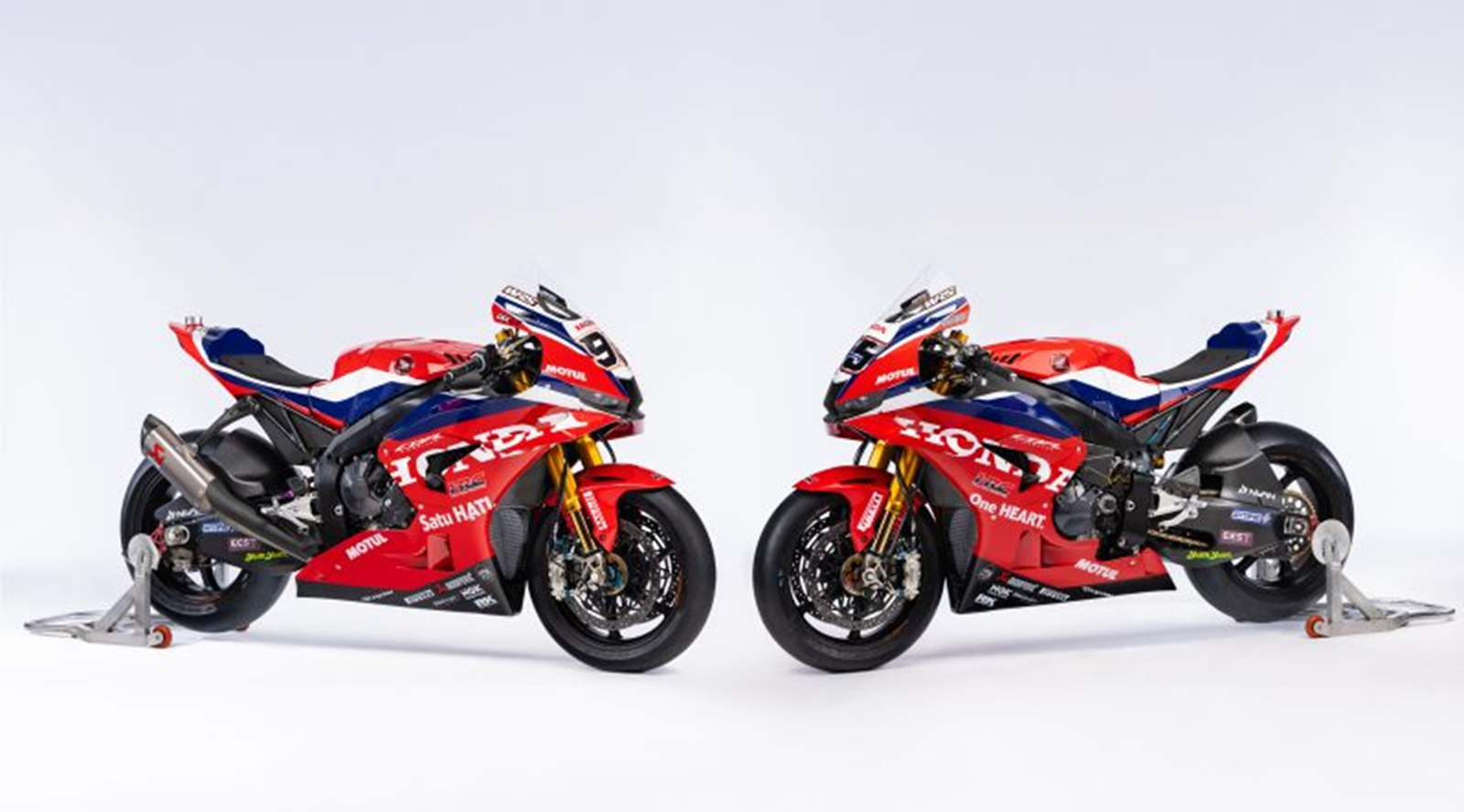 2026 Honda HRC WorldSBK bikes. Credit: Honda Racing Corporation.