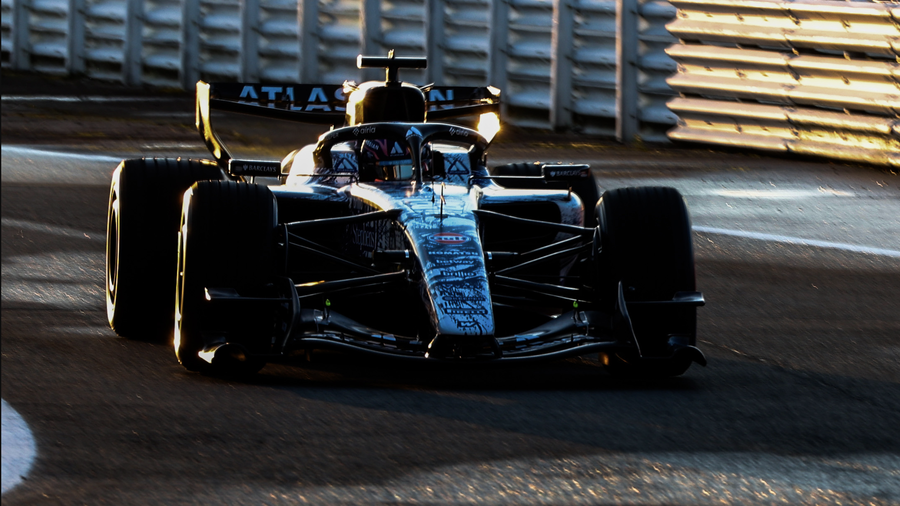 First Look: 2026 Williams F1 car finally breaks cover in shakedown run ...