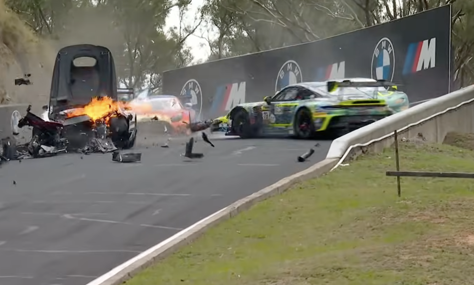 2026 Bathurst 12 Hours Ralf Aron crash
