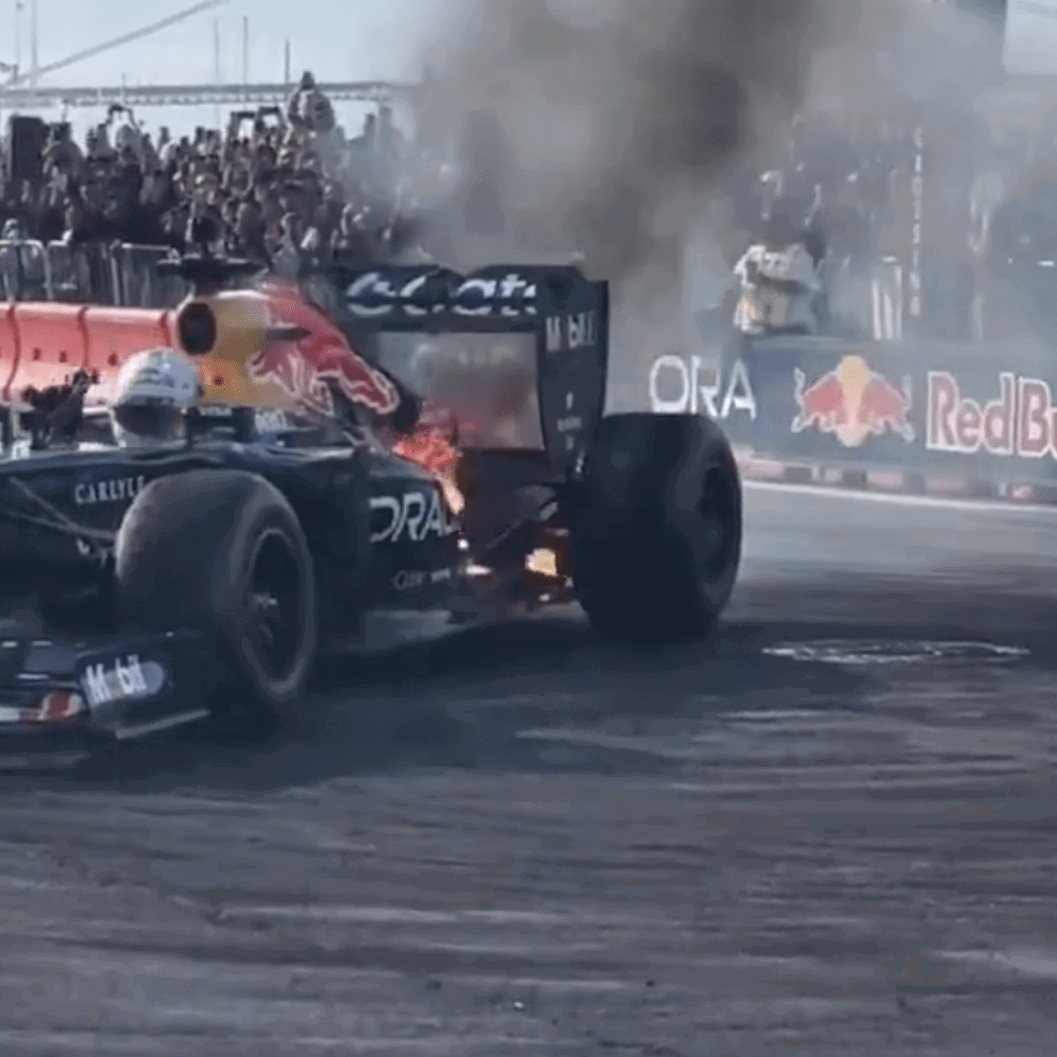 Yuki Tsunoda Red Bull F1 showrun