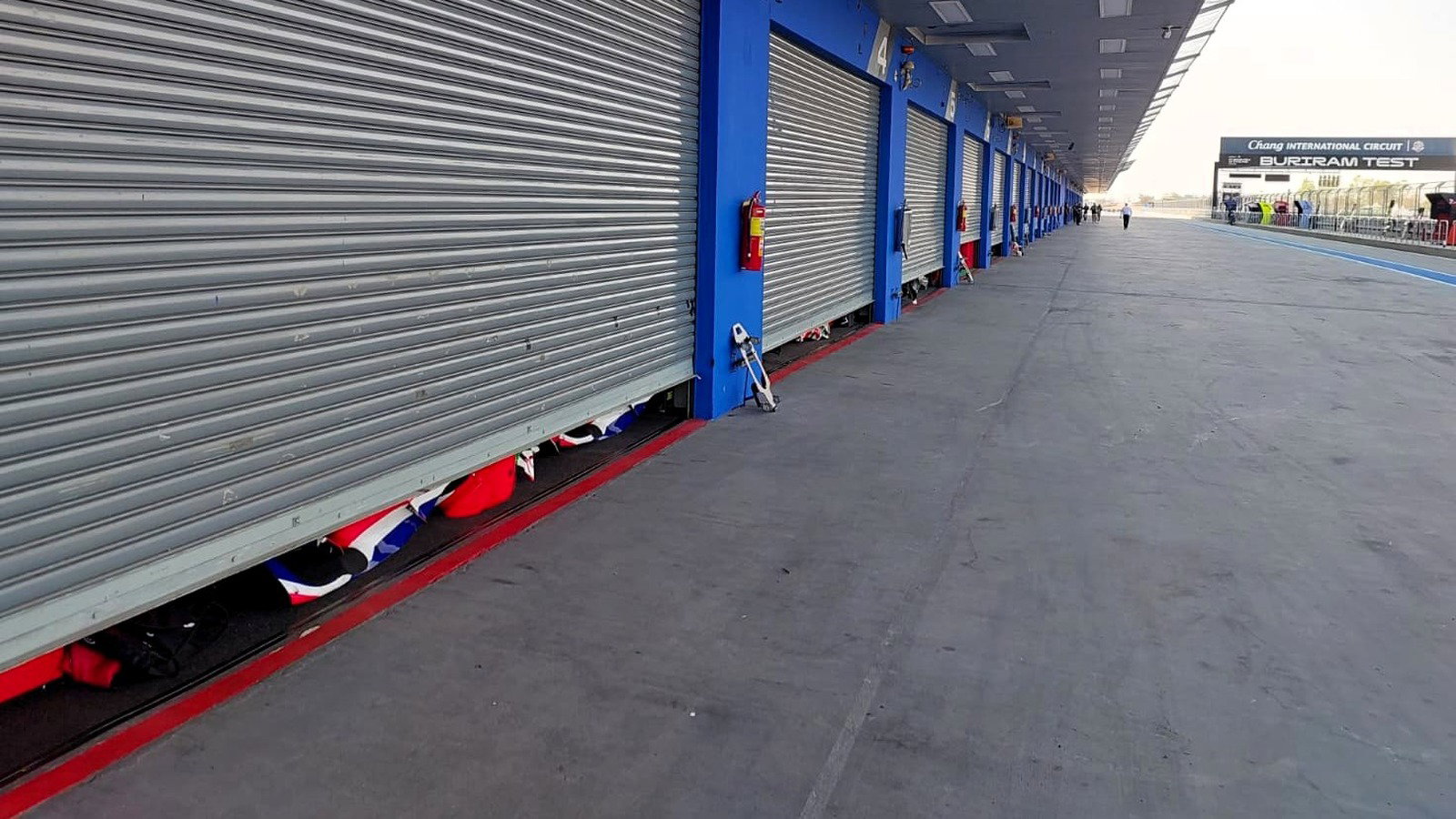 Pit lane, 2026 Buriram MotoGP Test.