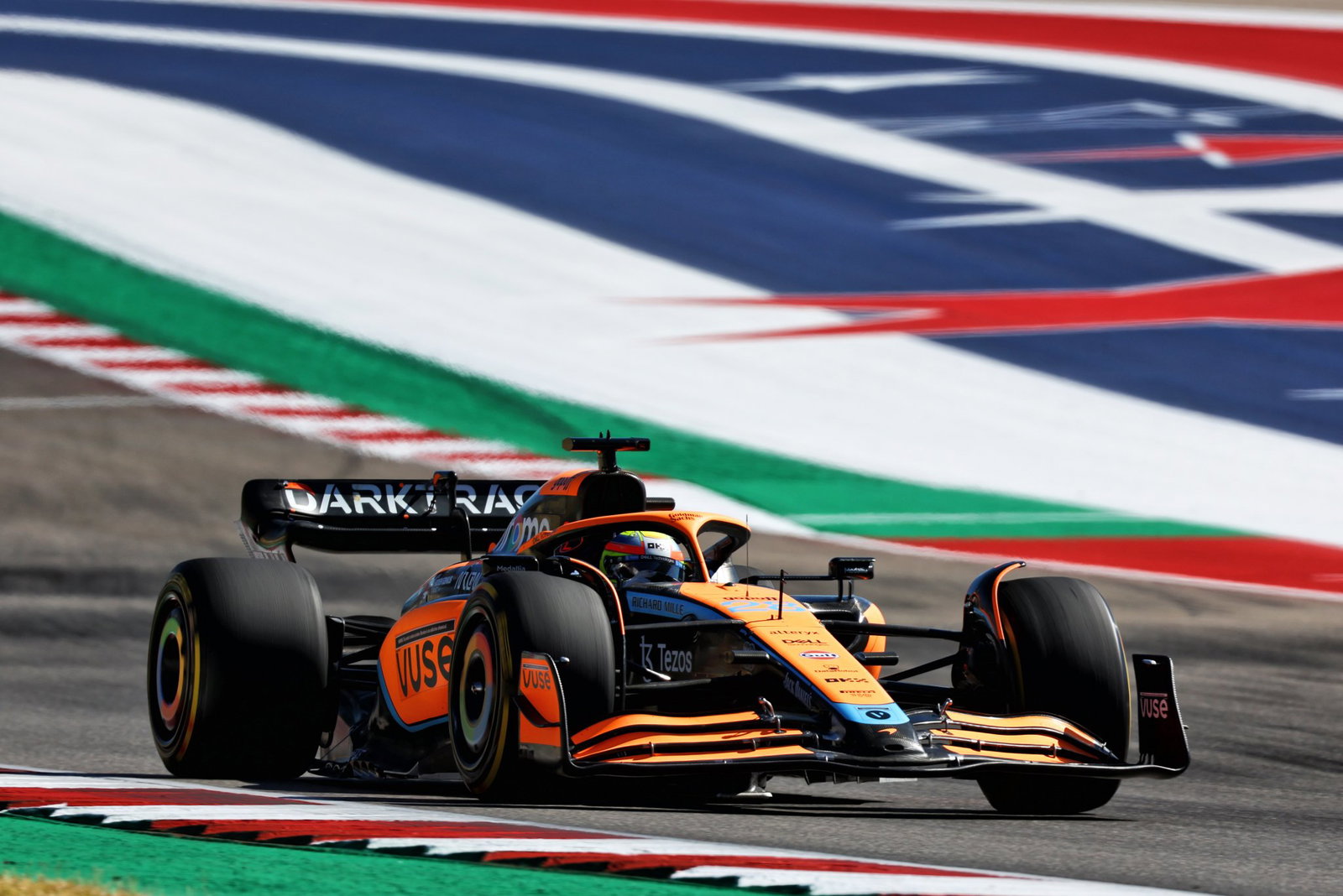 Alex Palou drove for McLaren in FP1 at the US GP in 2022