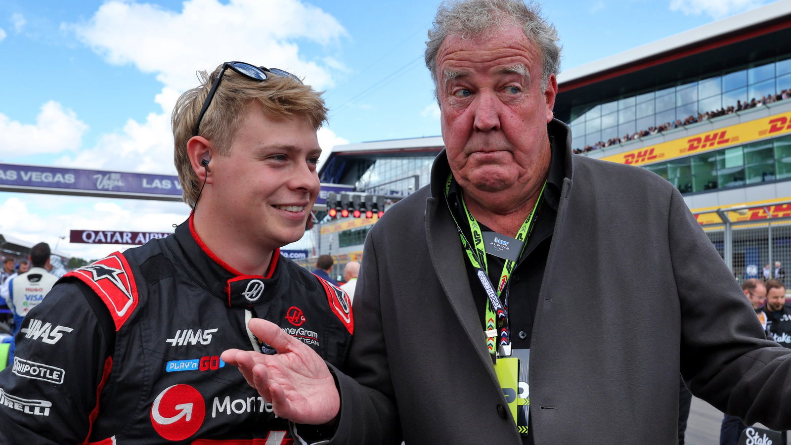 Jeremy Clarkson has regularly attended the F1 British Grand Prix in recent years