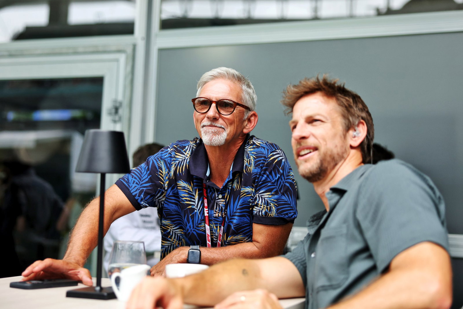 Damon Hill and Jenson Button both drove for Williams in F1