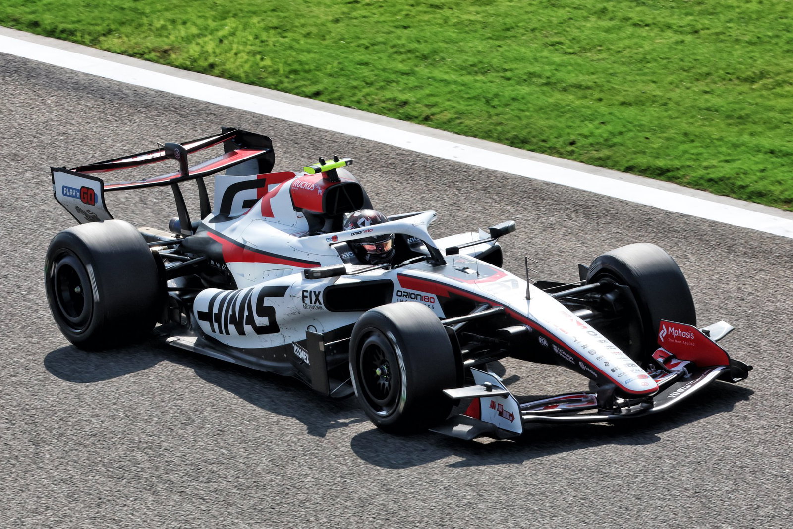 Haas should be at the front of the midfield 