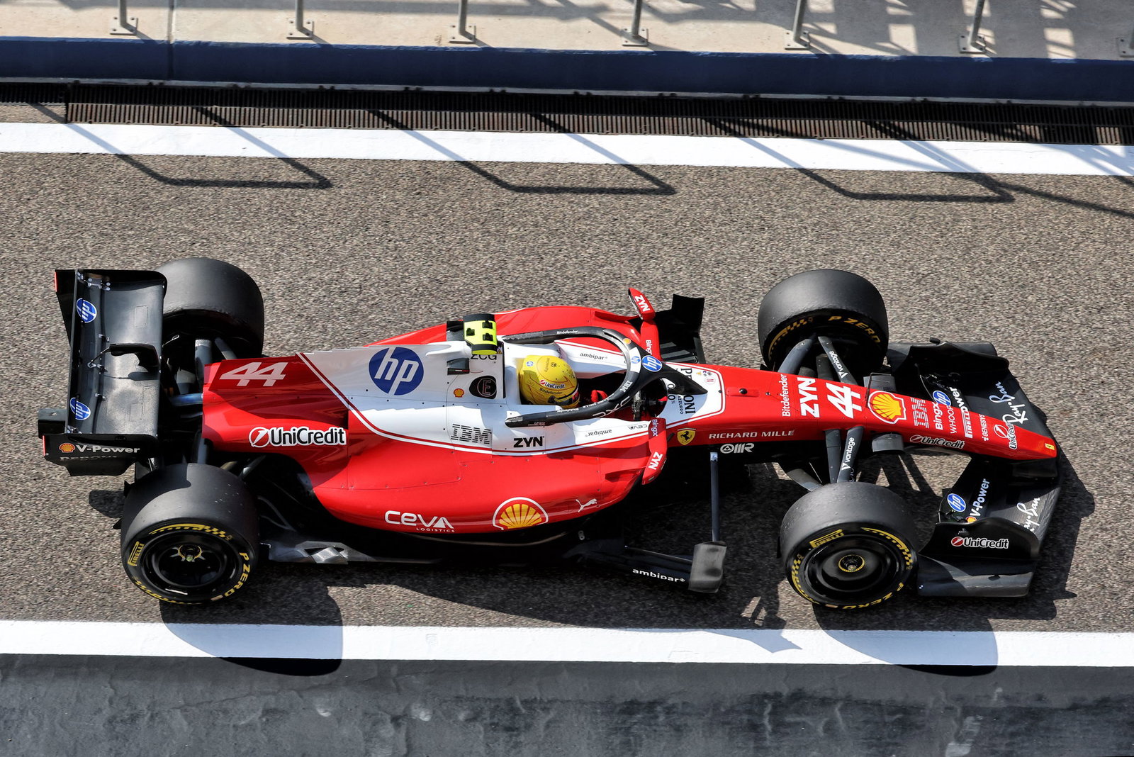 Lewis Hamilton, Ferrari, 2026 Bahrain F1 test