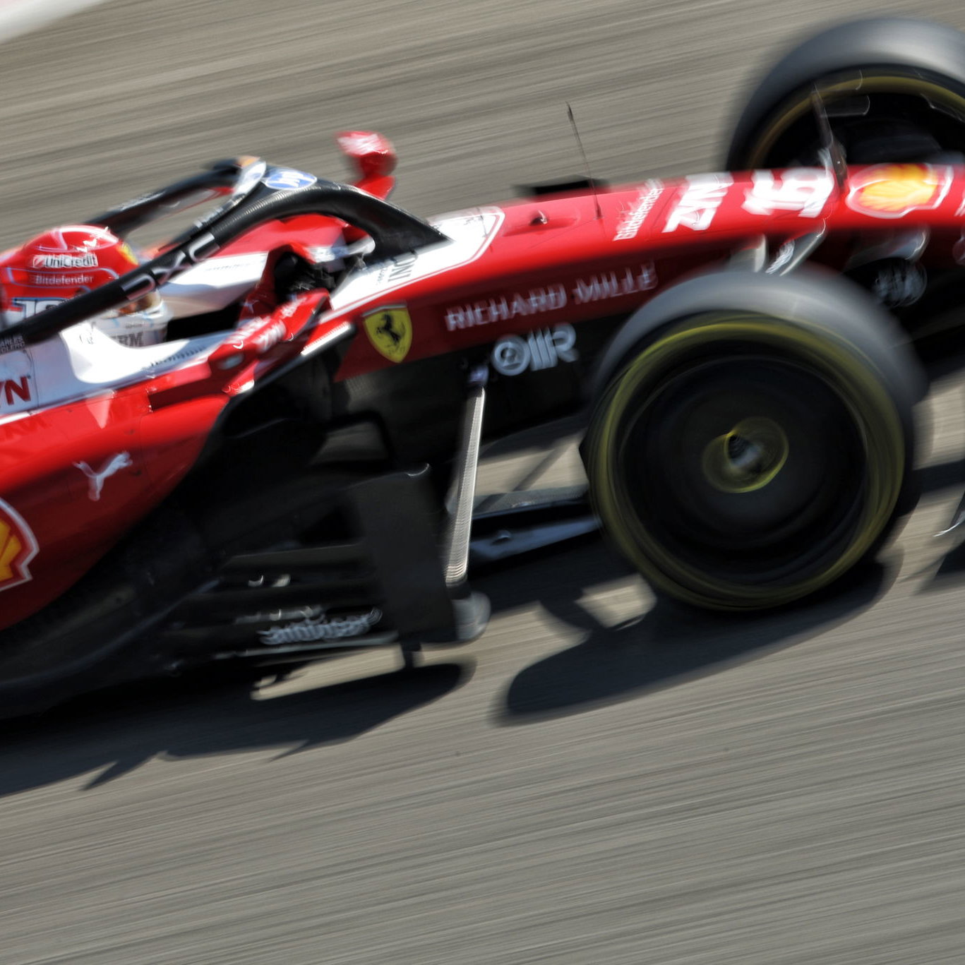 Charles Leclerc produced the fastest lap of testing so far