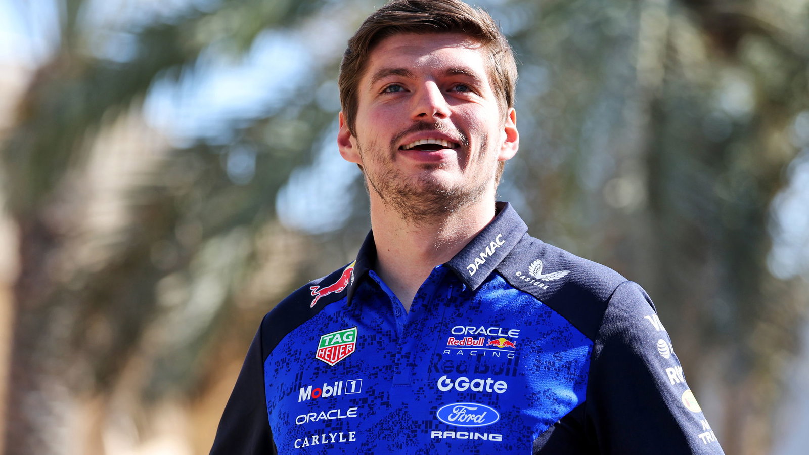 Max Verstappen in the Bahrain F1 paddock 