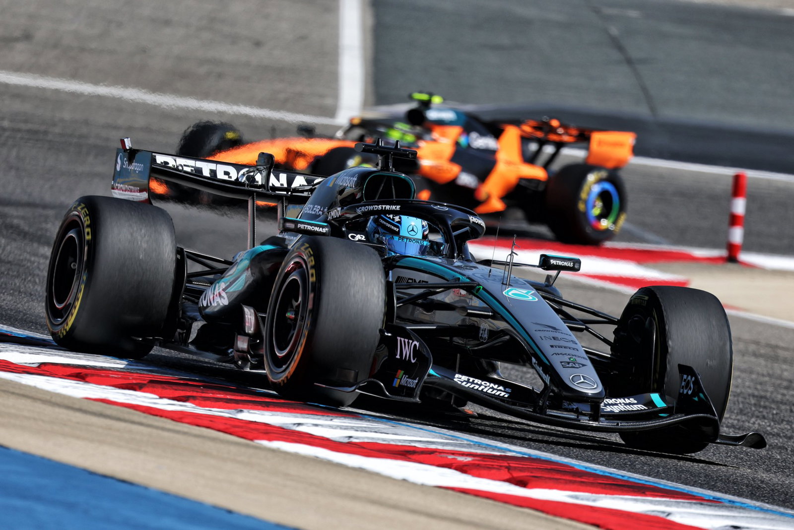 George Russell and Mercedes are viewed as favourites by many