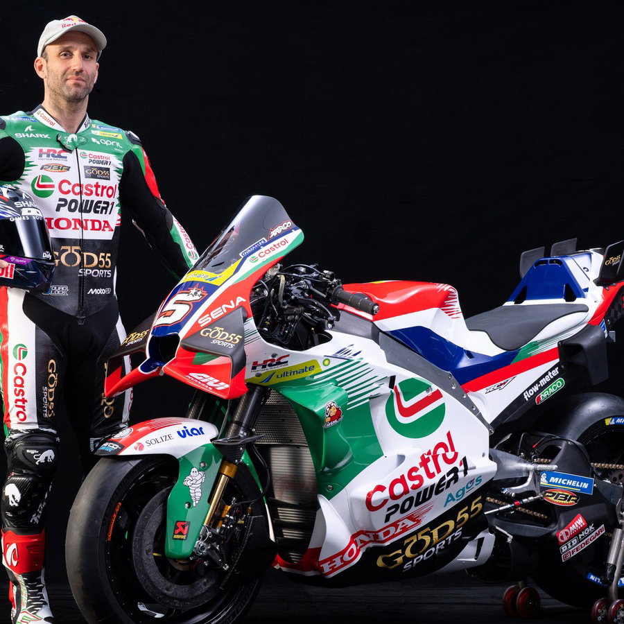 Johann Zarco's 2026 Castrol Honda LCR MotoGP colours.