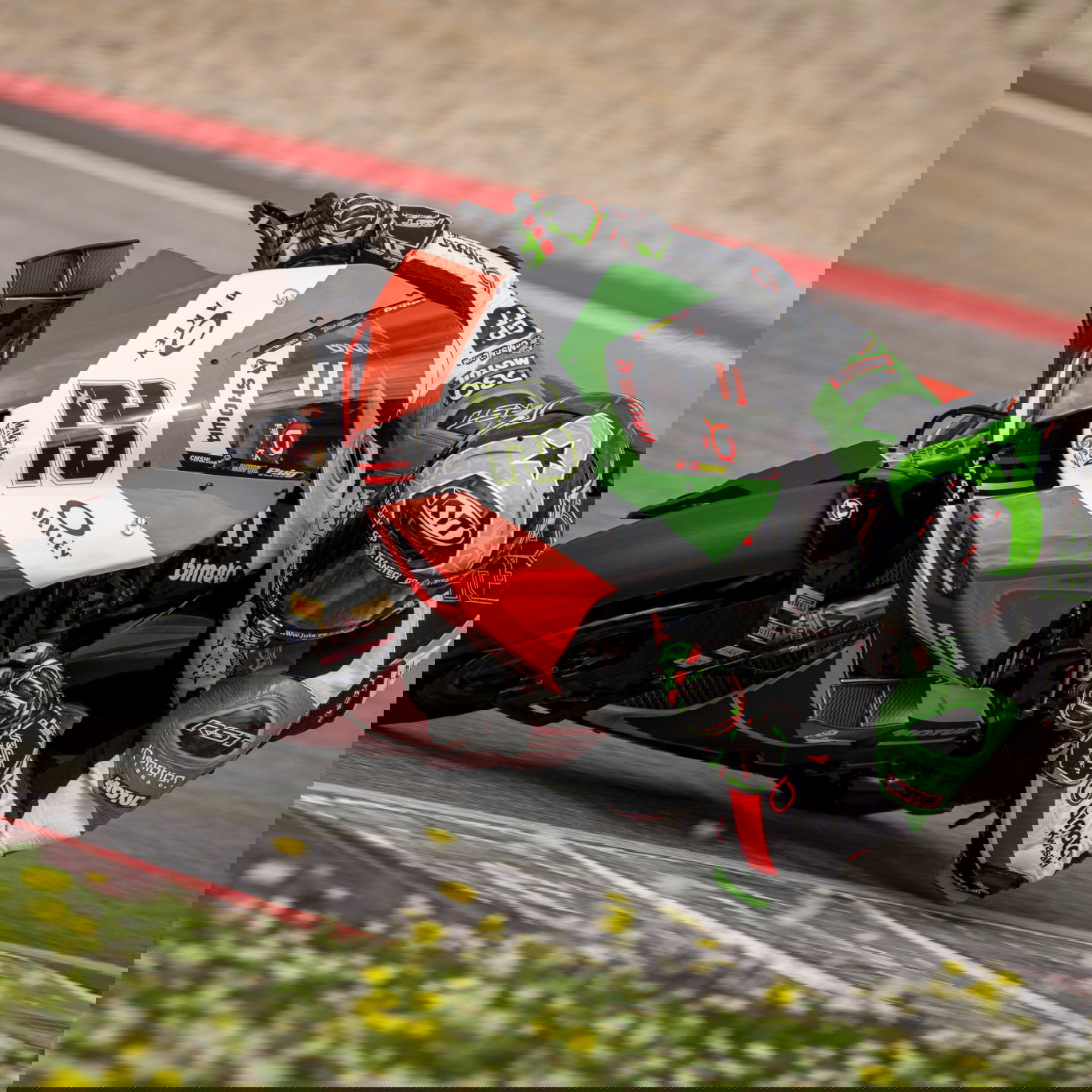 Alex Lowes, March 2026 Portimao WorldSBK Test. Credit: Bimota by Kawasaki Racing Team.