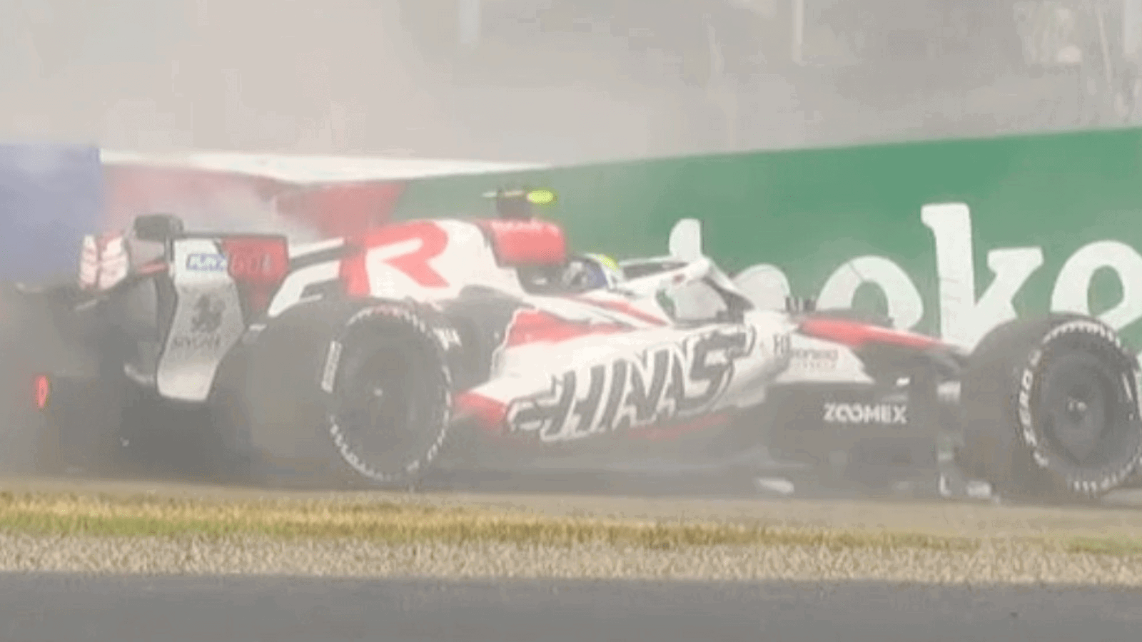 Bearman suffered a huge crash at Suzuka
