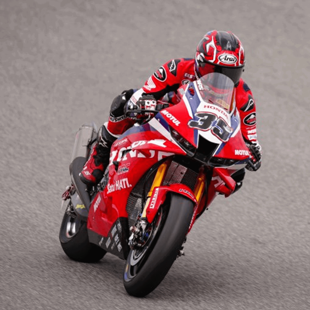 Somkiat Chantra, March 2026 Portimao WorldSBK Test. Credit: Honda Racing Corporation.