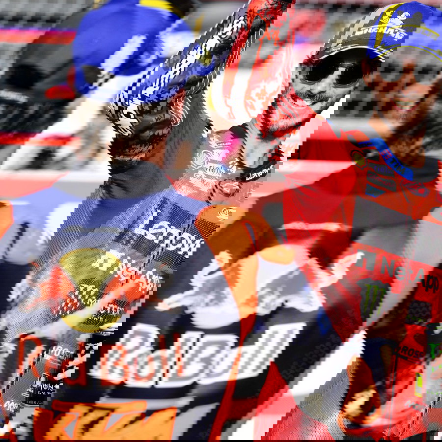 Francesco Bagnaia, Pedro Acosta, 2025 Japanese MotoGP.