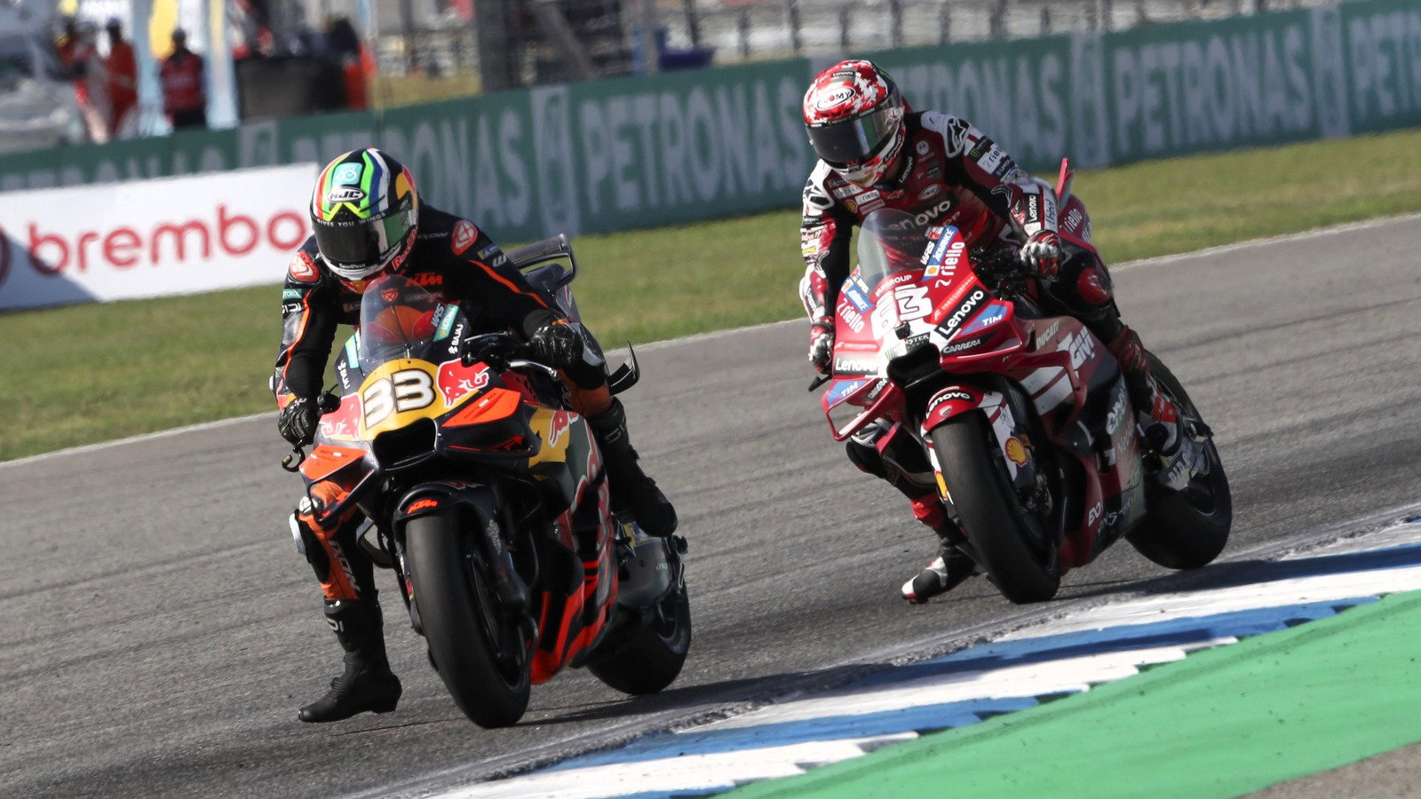 Brad Binder, Francesco Bagnaia, 2026 Thai MotoGP