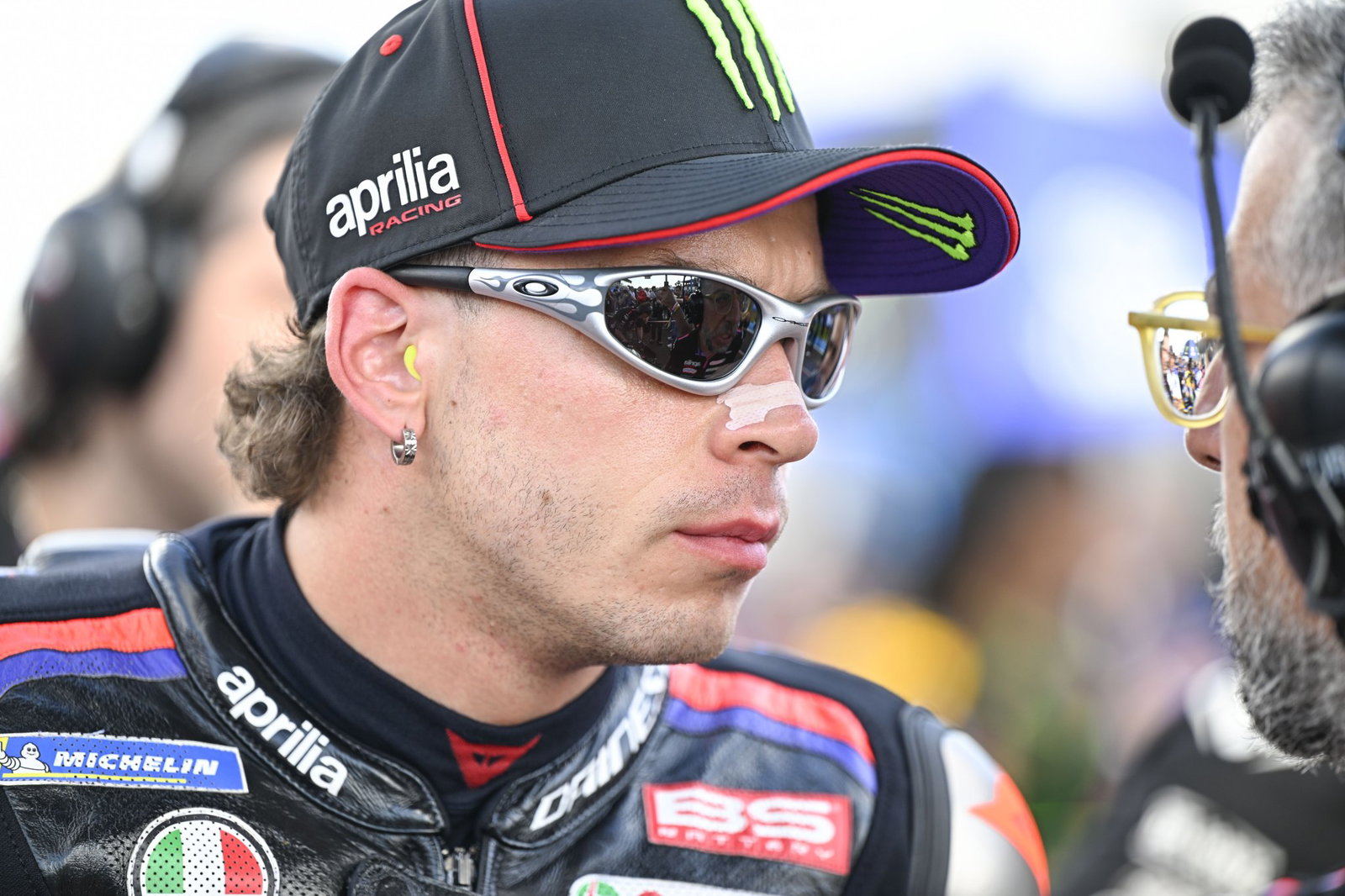 Marco Bezzecchi, 2026 MotoGP Brazilian Grand Prix, grid. Credit: Gold and Goose.