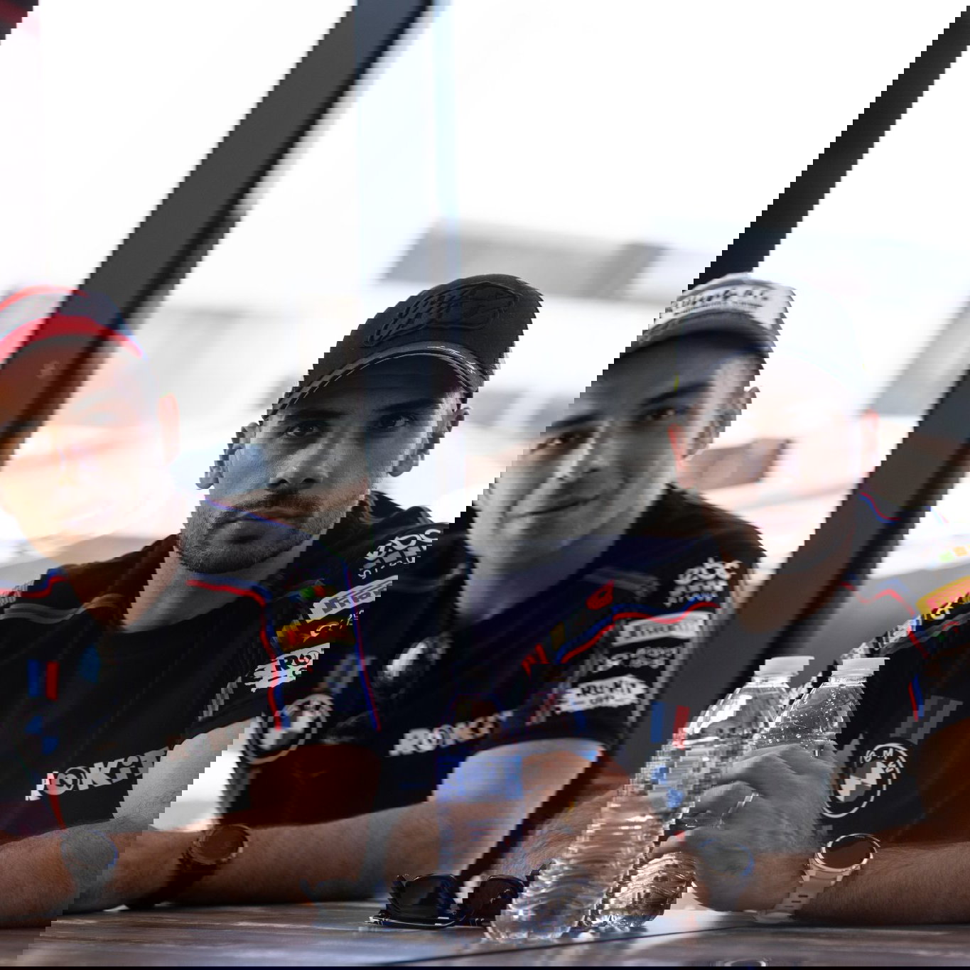 Danilo Petrucci, Miguel Oliveira, 2026 Portuguese WorldSBK, BMW roundtable. Credit: Gold and Goose.