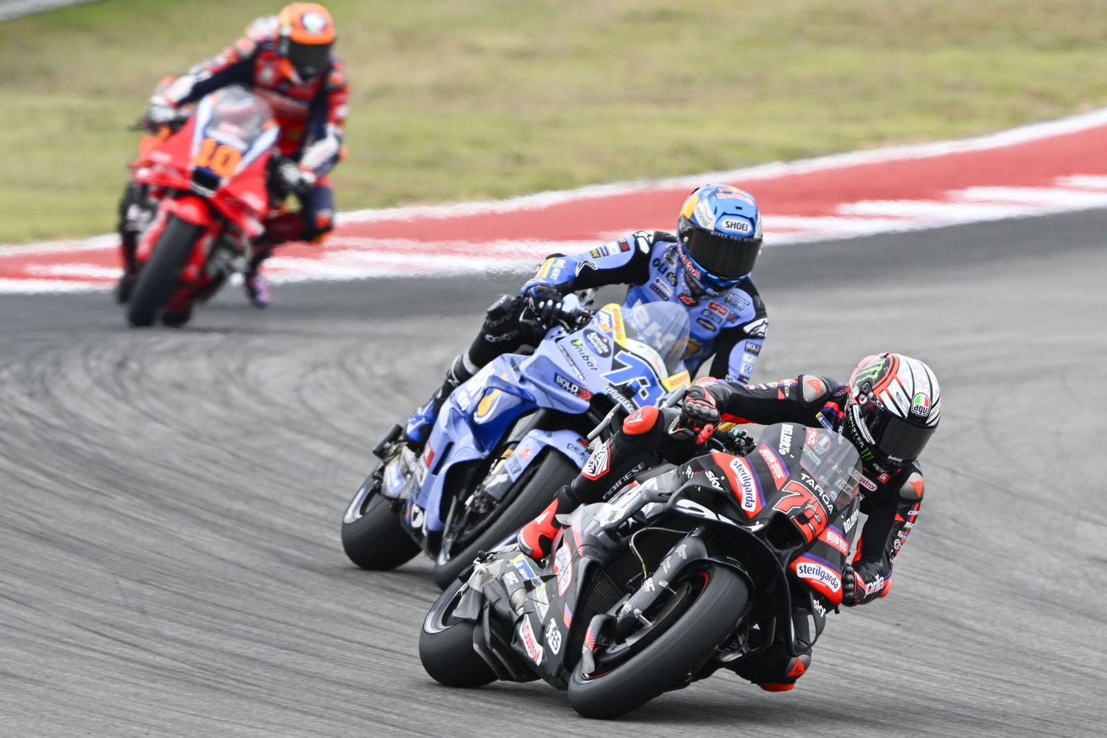 Marco Bezzecchi, Alex Marquez, 2026 US MotoGP.