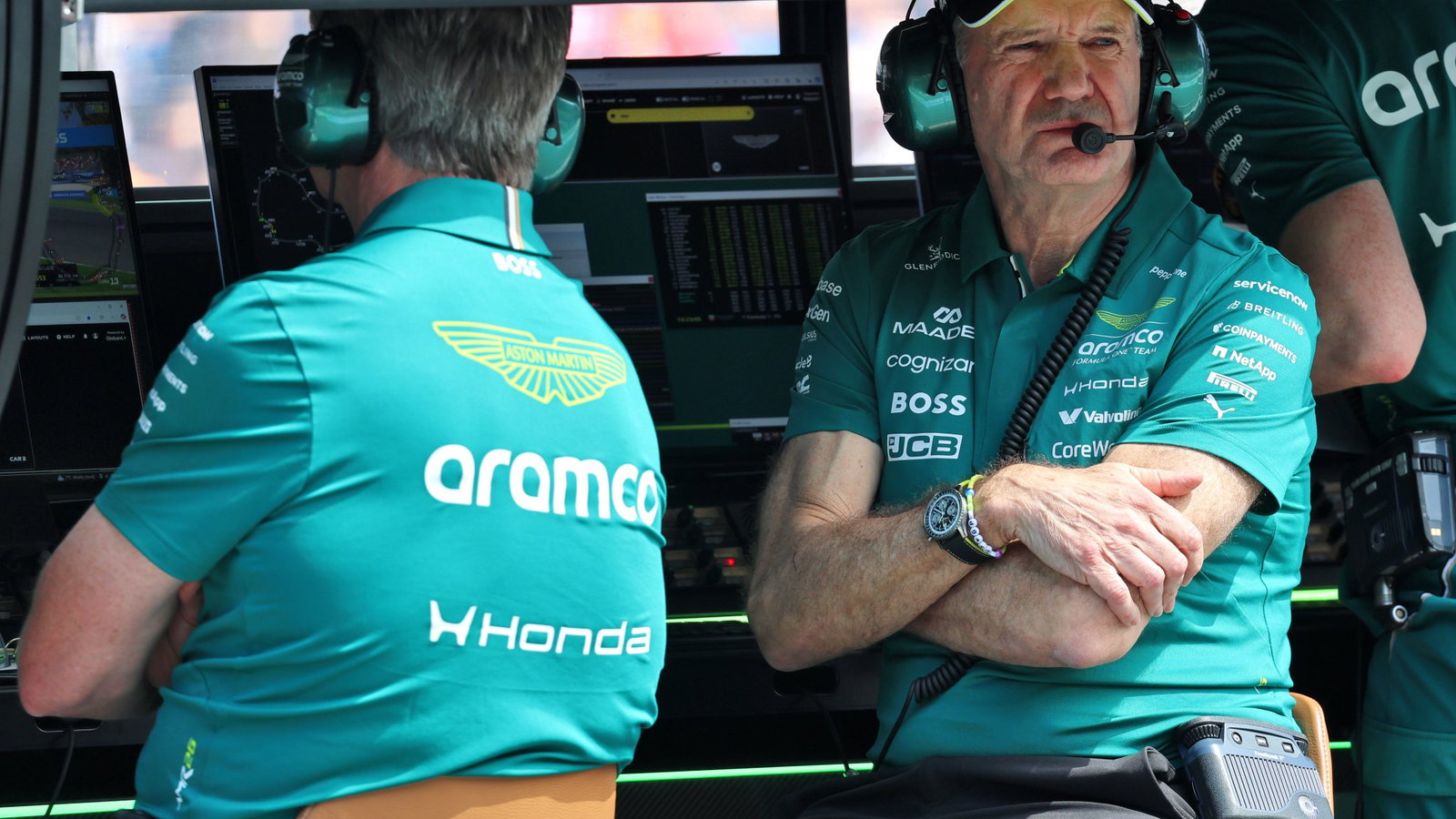 Newey has not been at a race since Australia