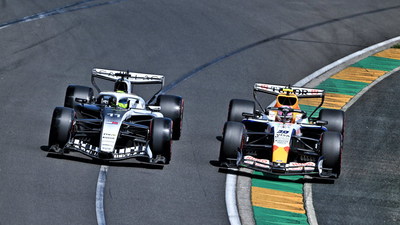 Perez and Lawson battled hard for 16th place