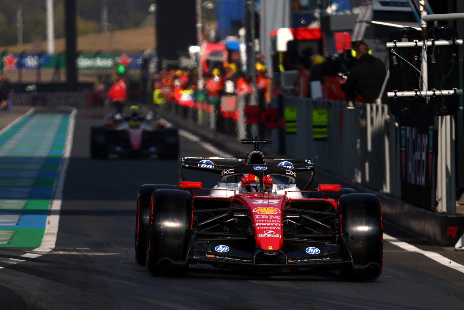 Leclerc only qualified sixth for the China sprint race