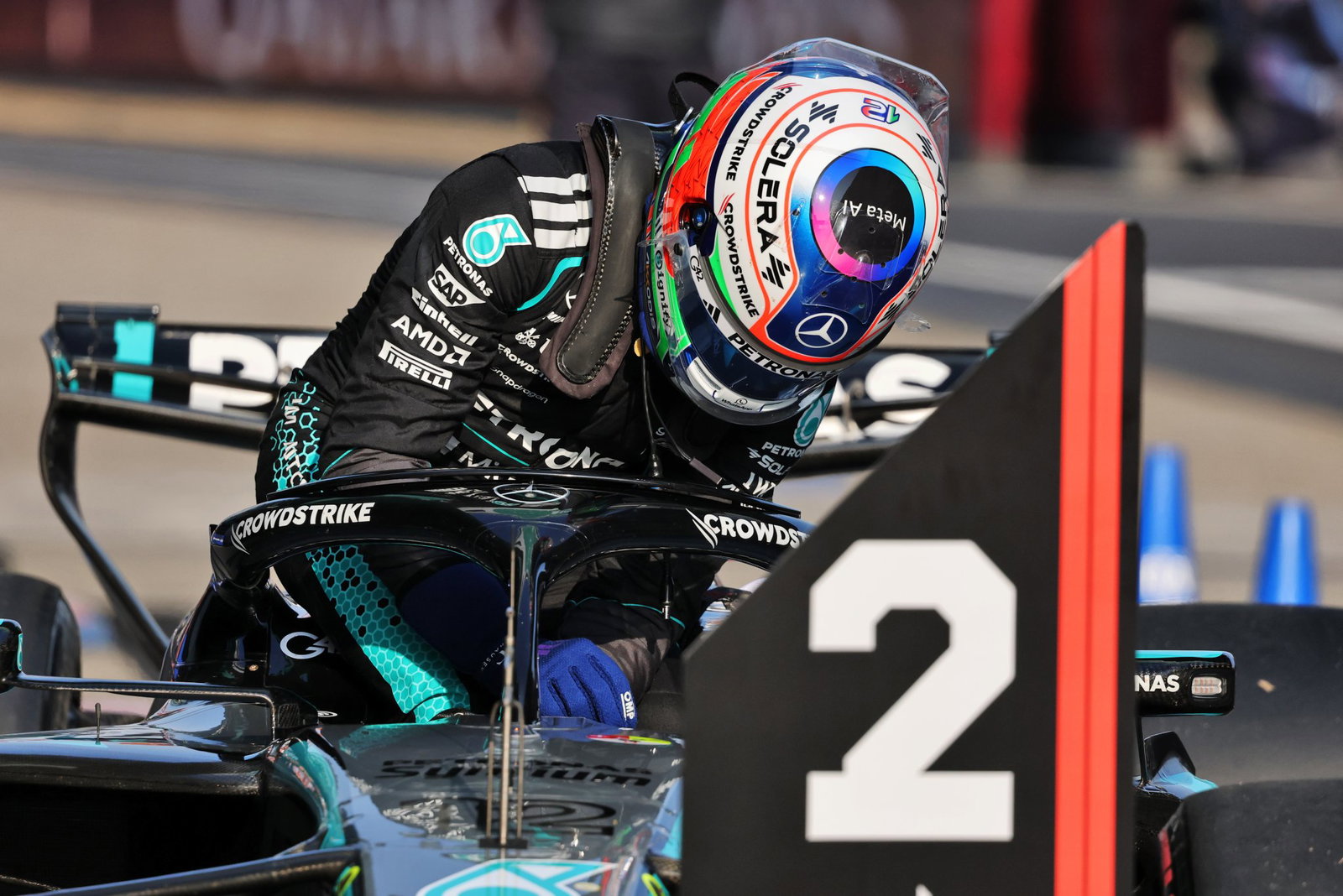 Antonelli keeps hold of second place after an investigation