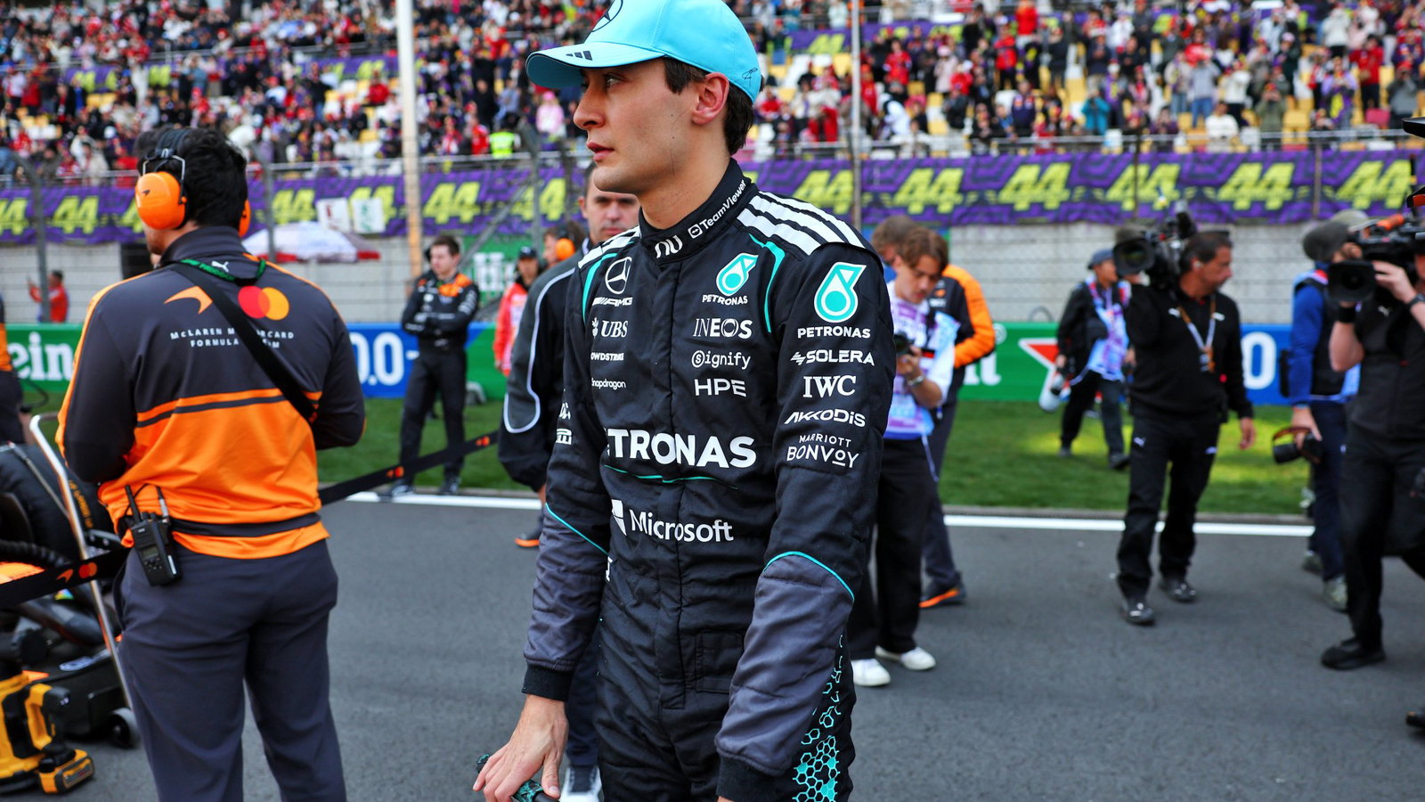 George Russell, Mercedes F1 team, 2026 Chinese GP