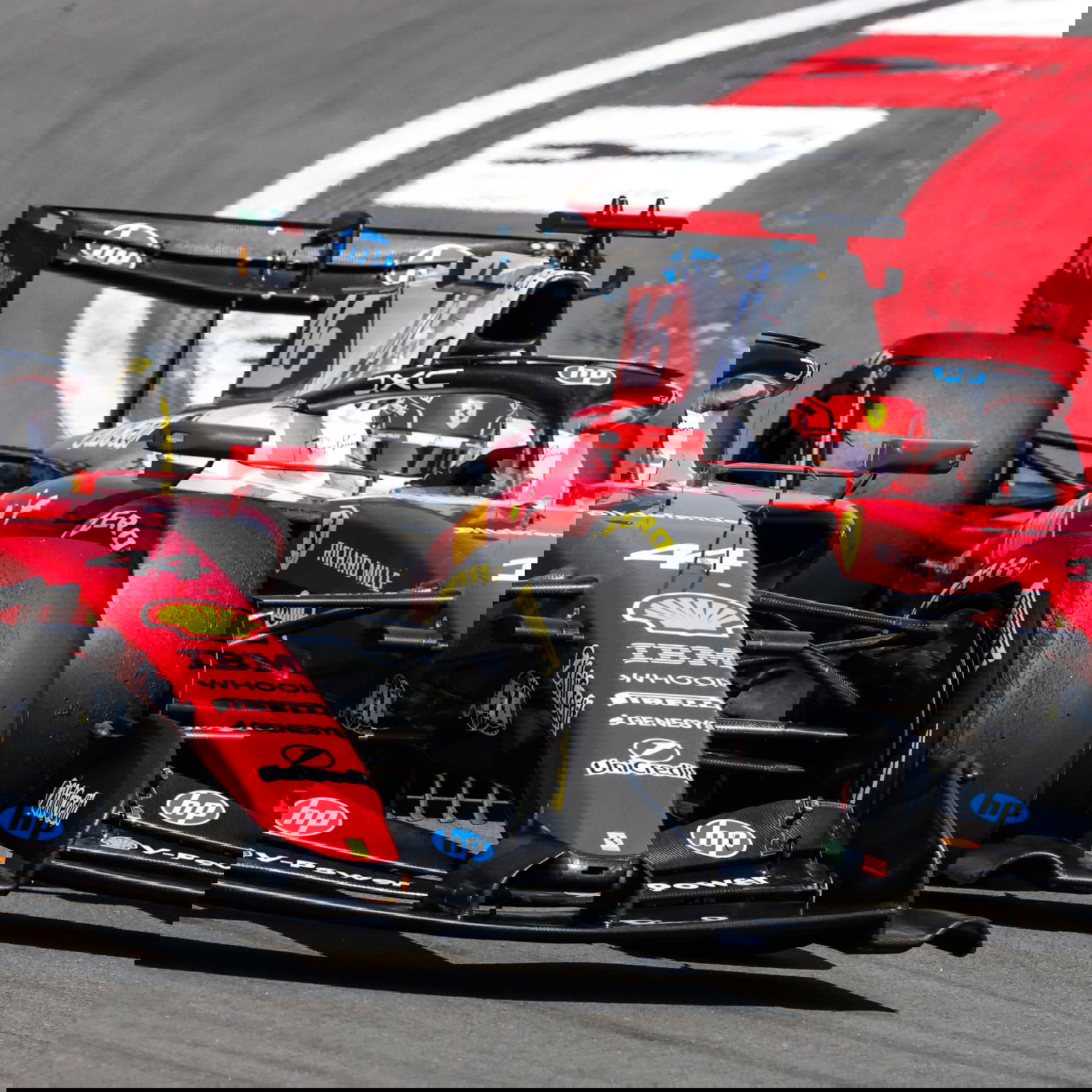 Hamilton and Leclerc raced hard in both the China sprint and grand prix