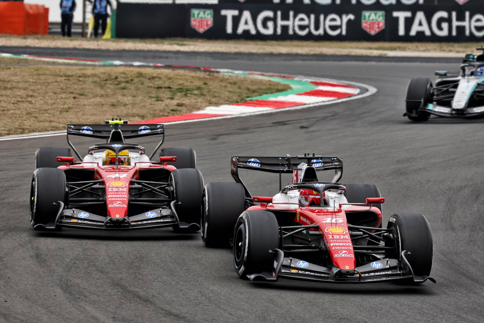 Hamilton and Leclerc battle in China.
