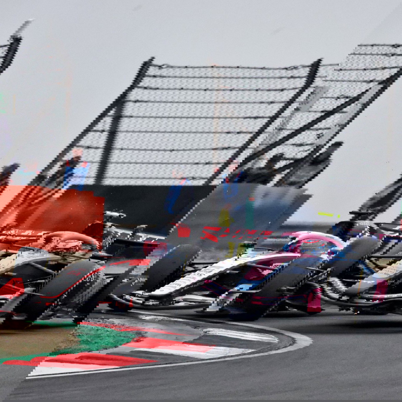 Esteban Ocon, Franco Colapinto, Chinese GP crash