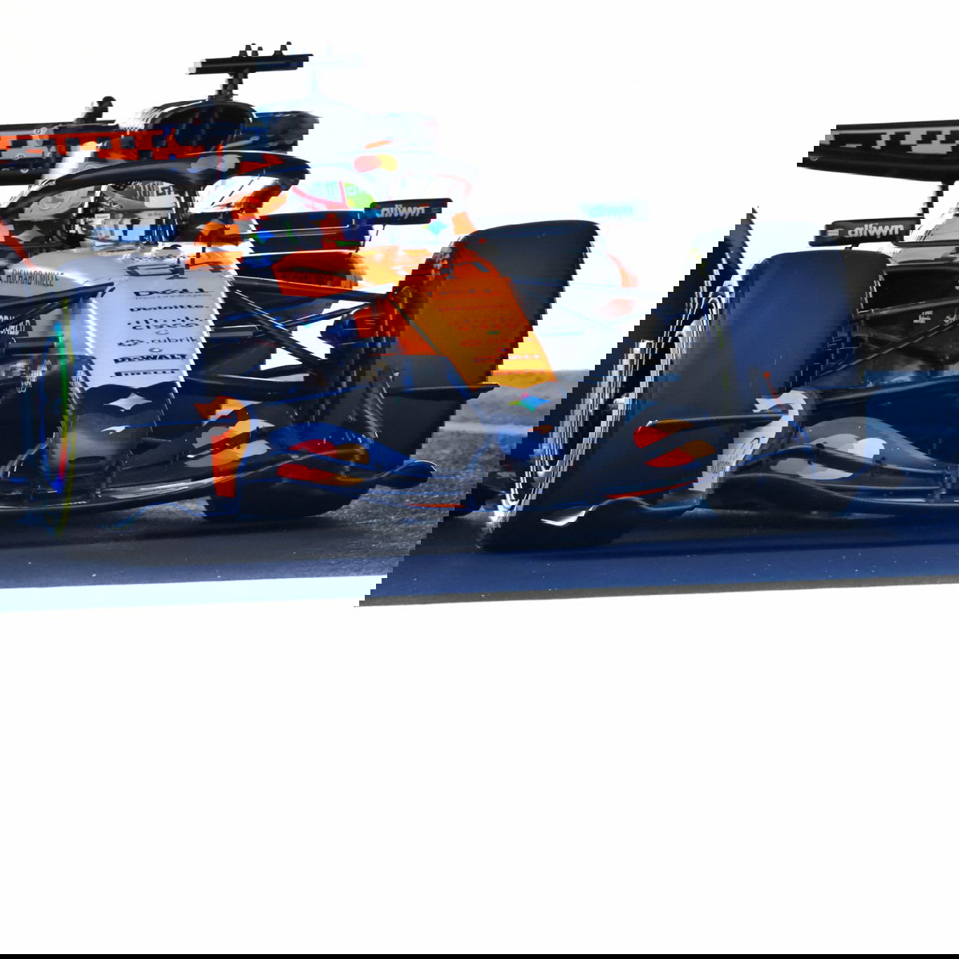 Piastri topped the times in second practice 