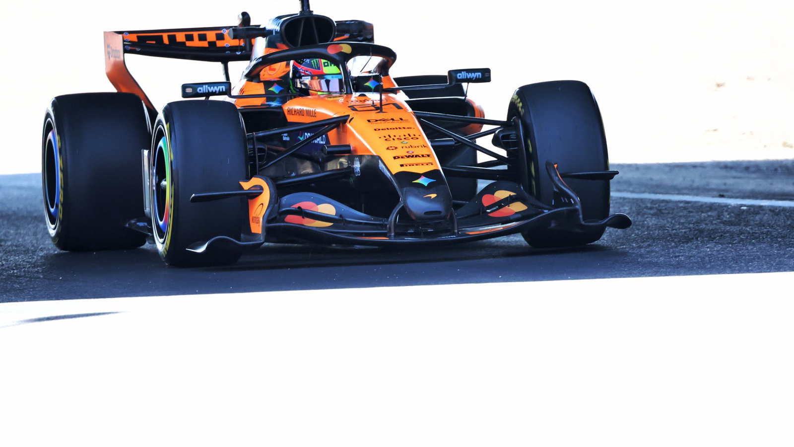 Piastri topped the times in second practice 