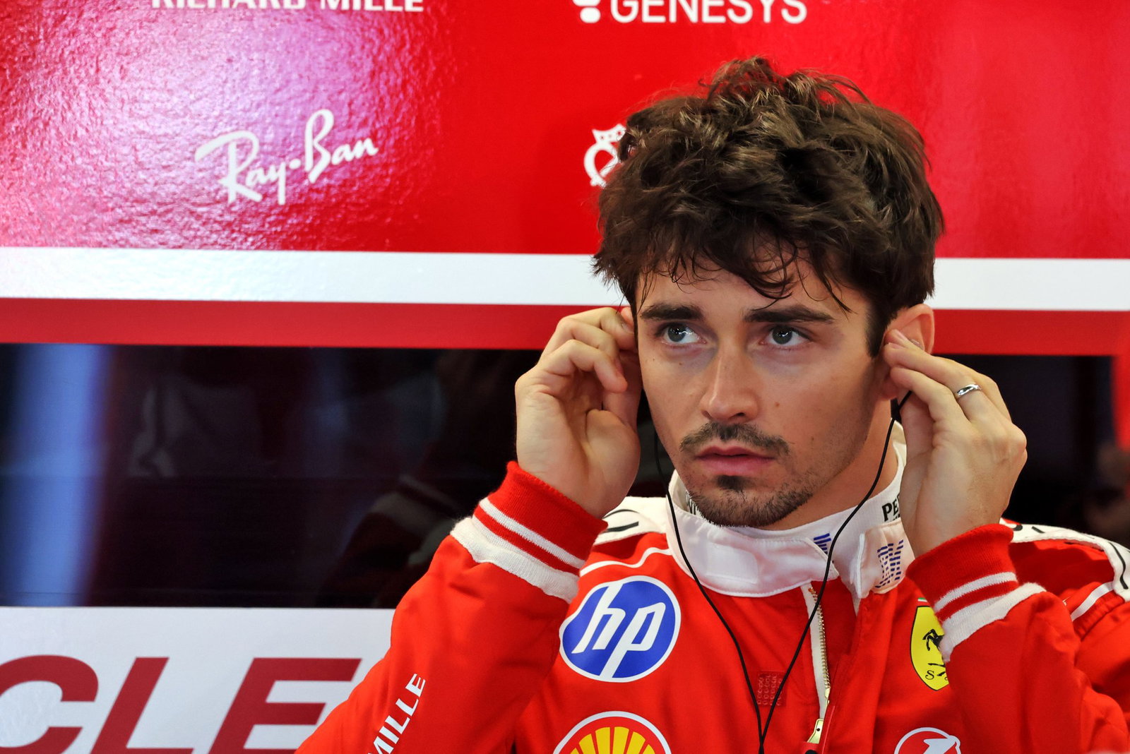 Leclerc qualified on the second row at Suzuka