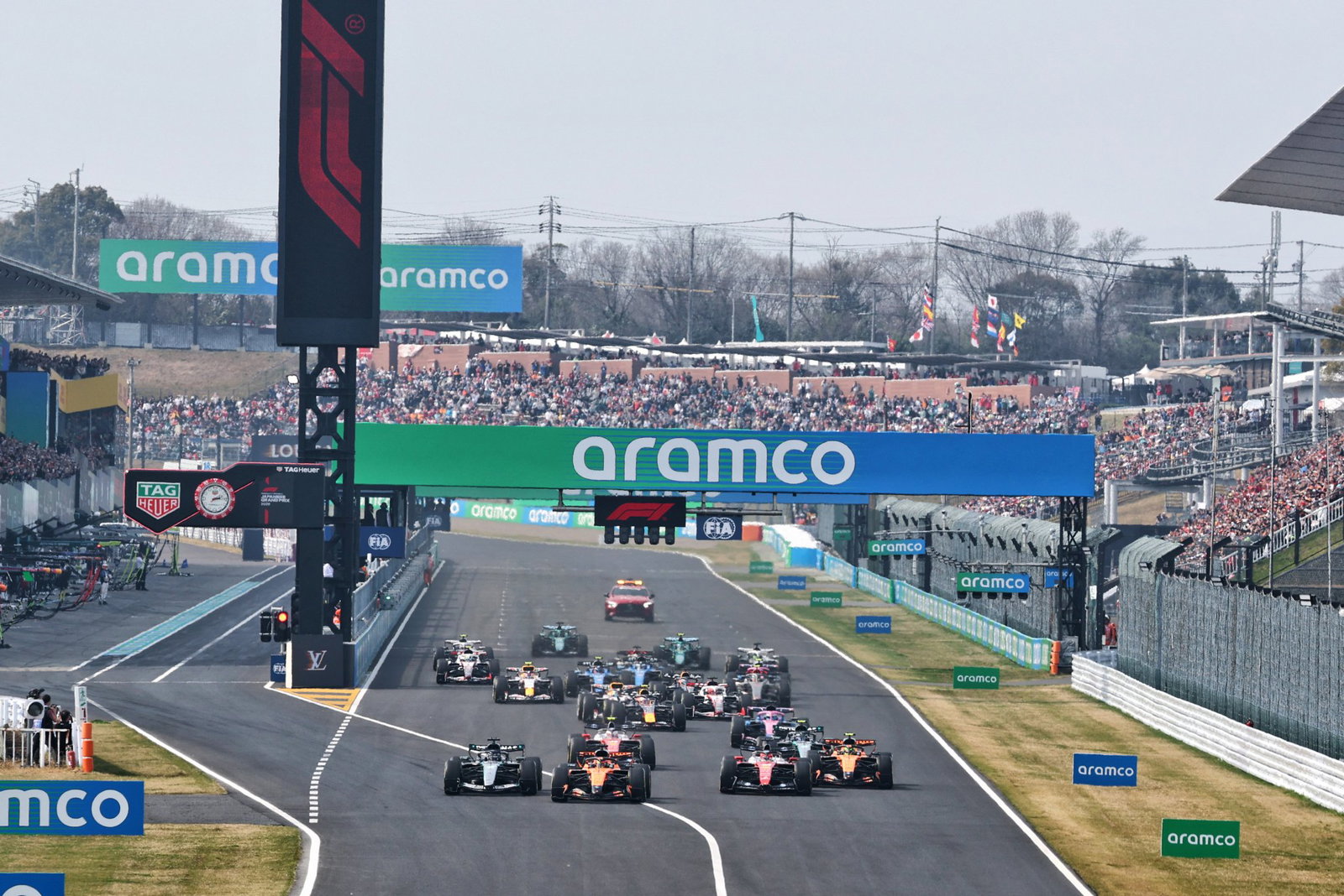 Antonelli immediately lost several places off the line