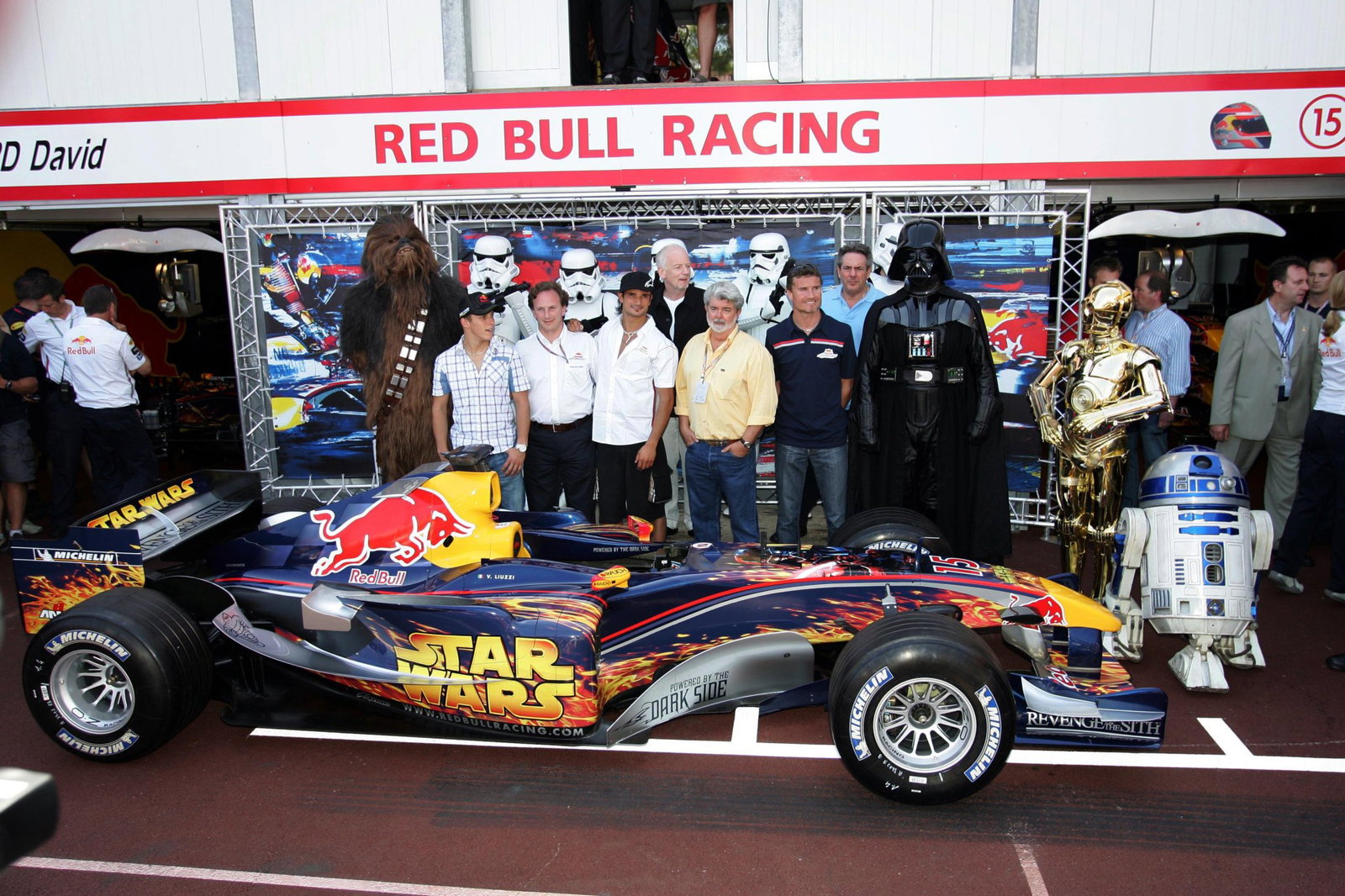 Red Bull turned to the dark side at the 2005 Monaco Grand Prix