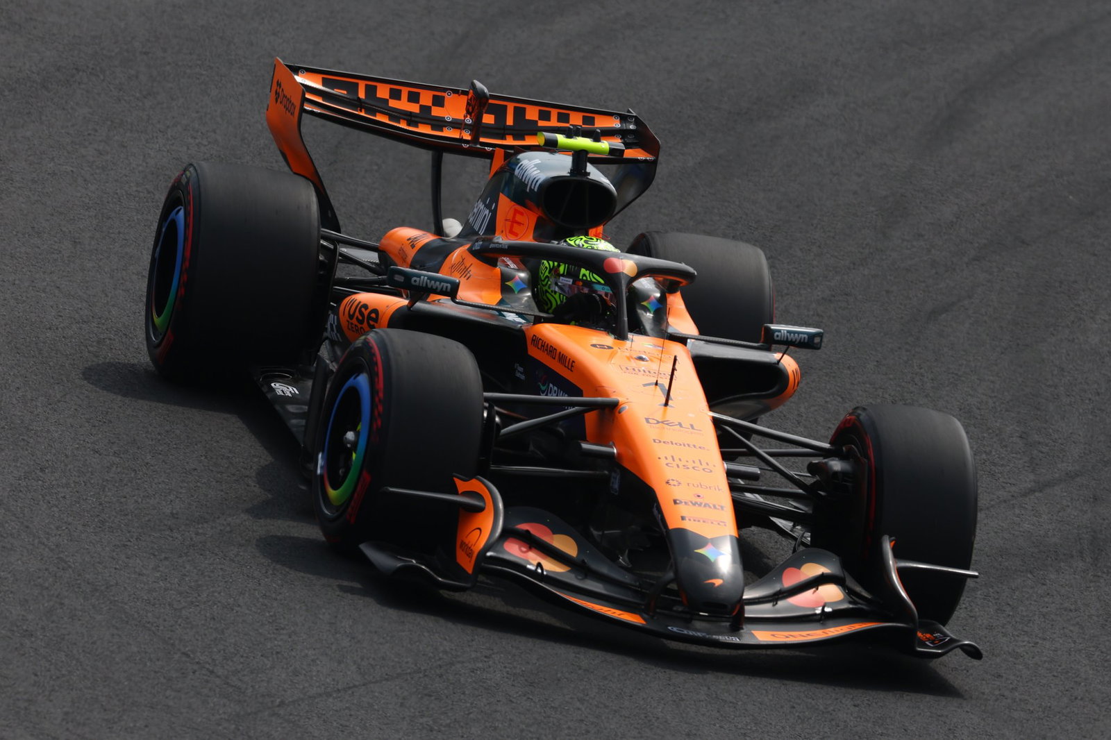 Norris finished fifth in Japan
