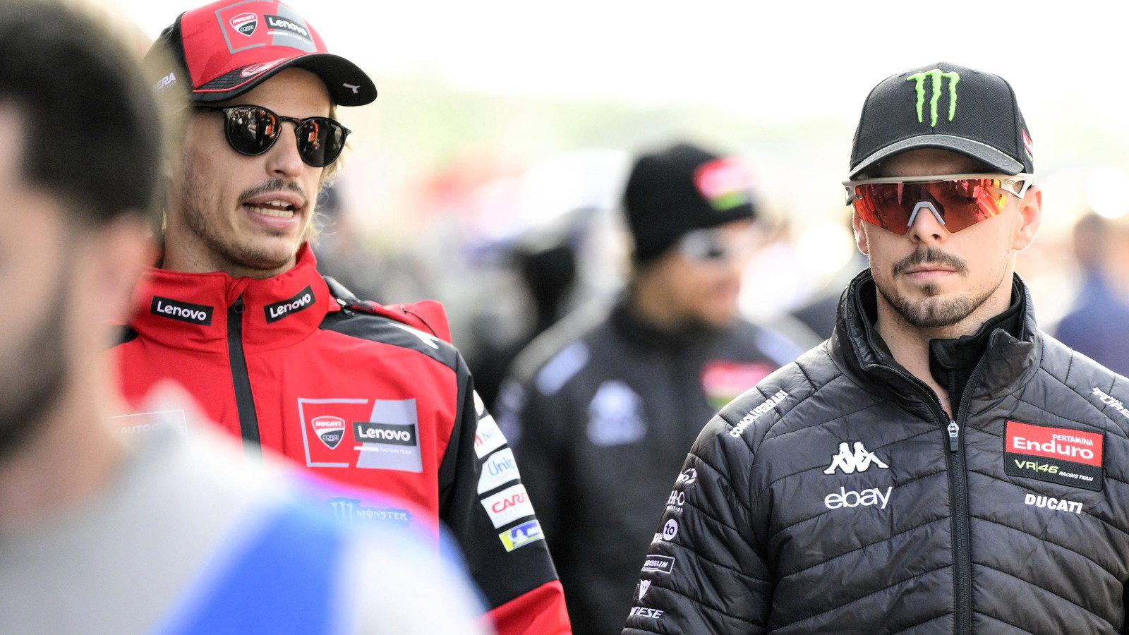 Nicolo Bulega, Fabio di Giannantonio, 2025 Valencia MotoGP.