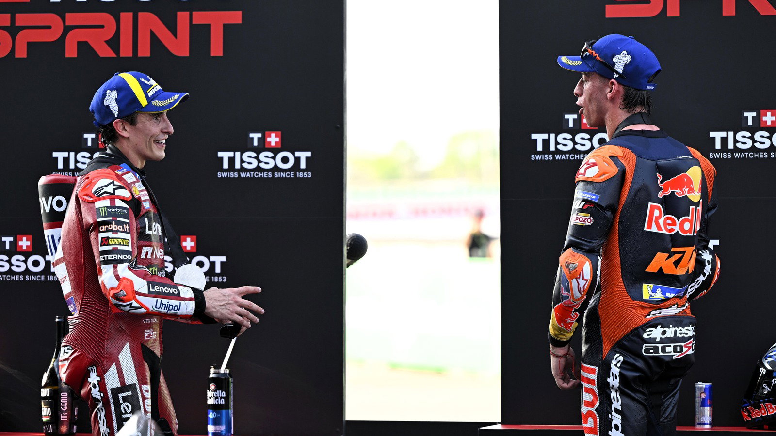 Marc Marquez, Pedro Acosta, 2026 Thai MotoGP Sprint.