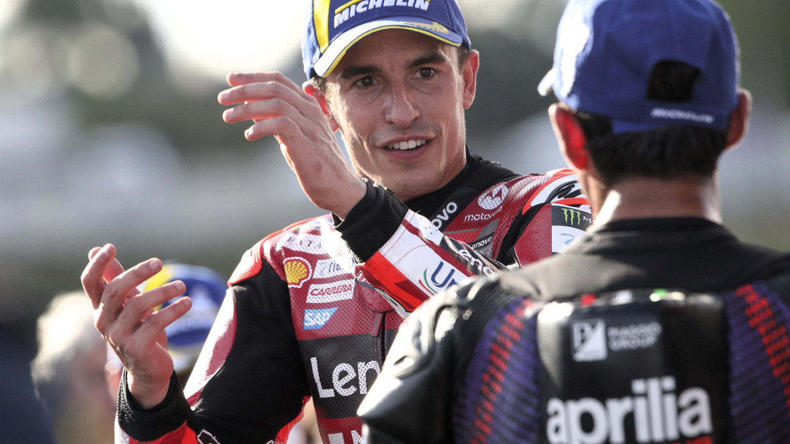 Marc Marquez, Jorge Martin, 2026 Brazilian MotoGP Sprint race.
